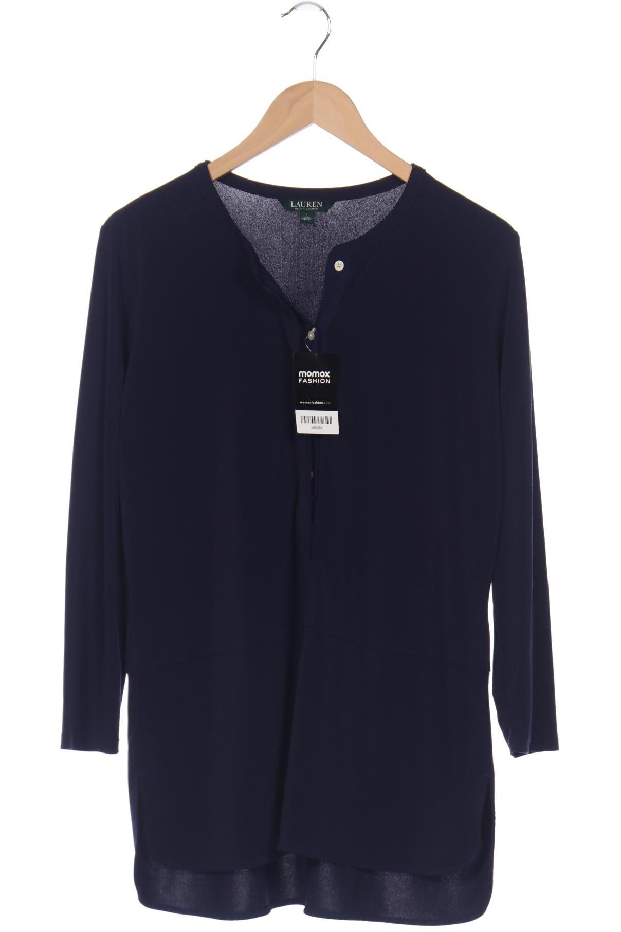 

LAUREN by Ralph Lauren Damen Langarmshirt, marineblau