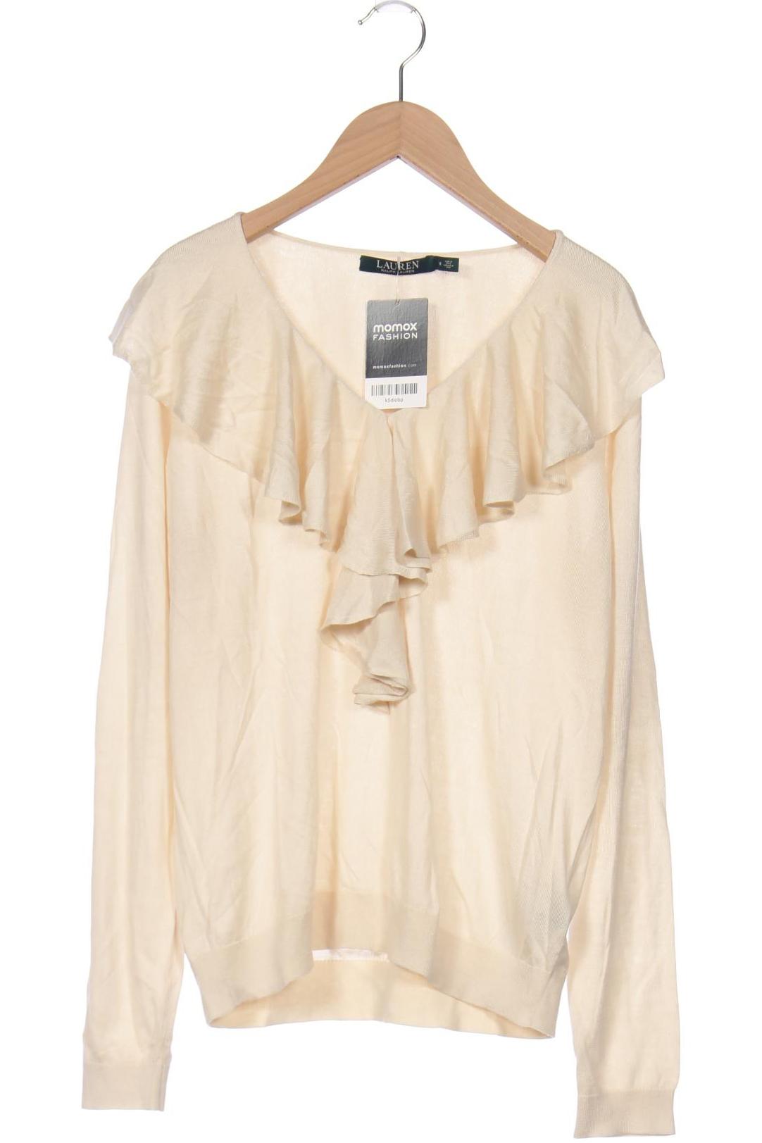

LAUREN by Ralph Lauren Damen Langarmshirt, cremeweiß
