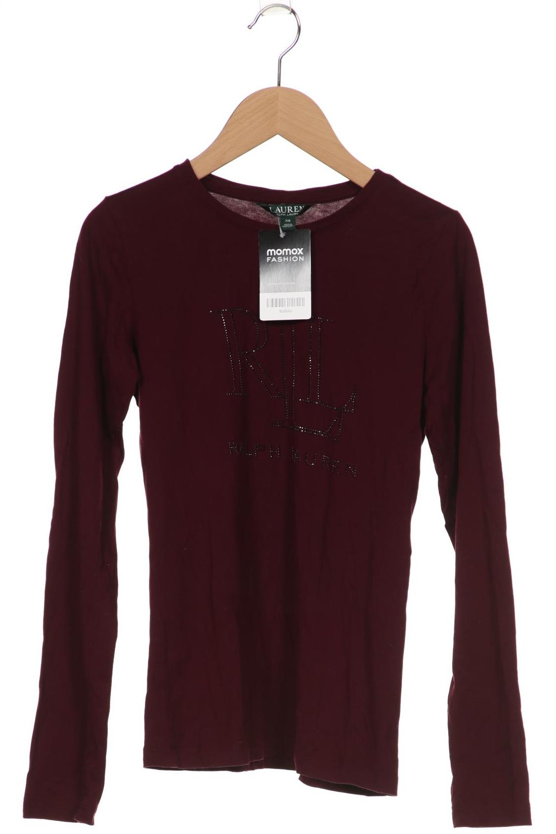 

LAUREN by Ralph Lauren Damen Langarmshirt, bordeaux