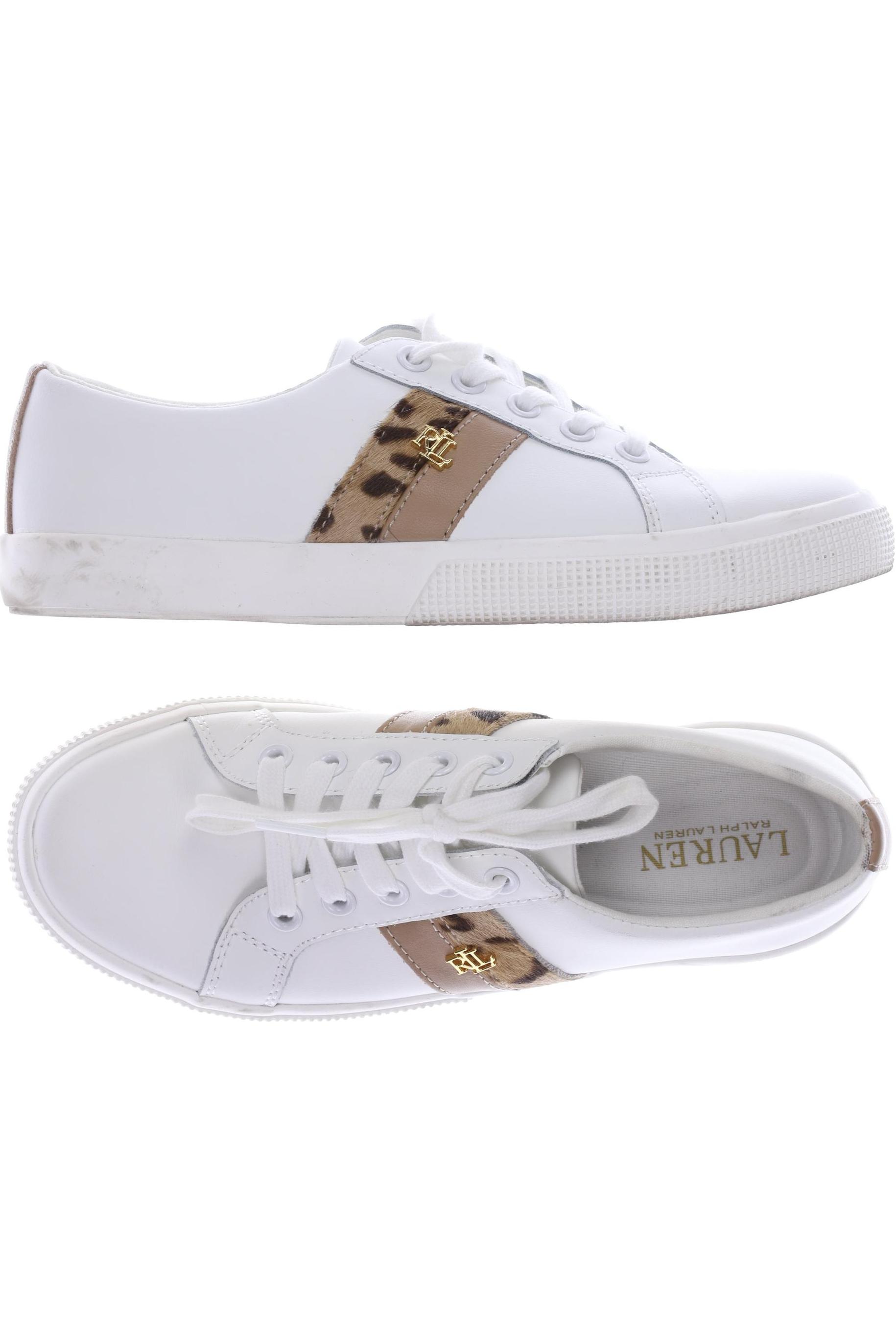 

LAUREN by Ralph Lauren Damen Sneakers, weiß