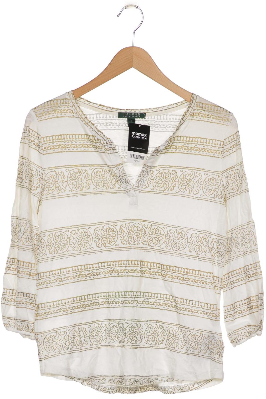 

LAUREN by Ralph Lauren Damen Langarmshirt, weiß