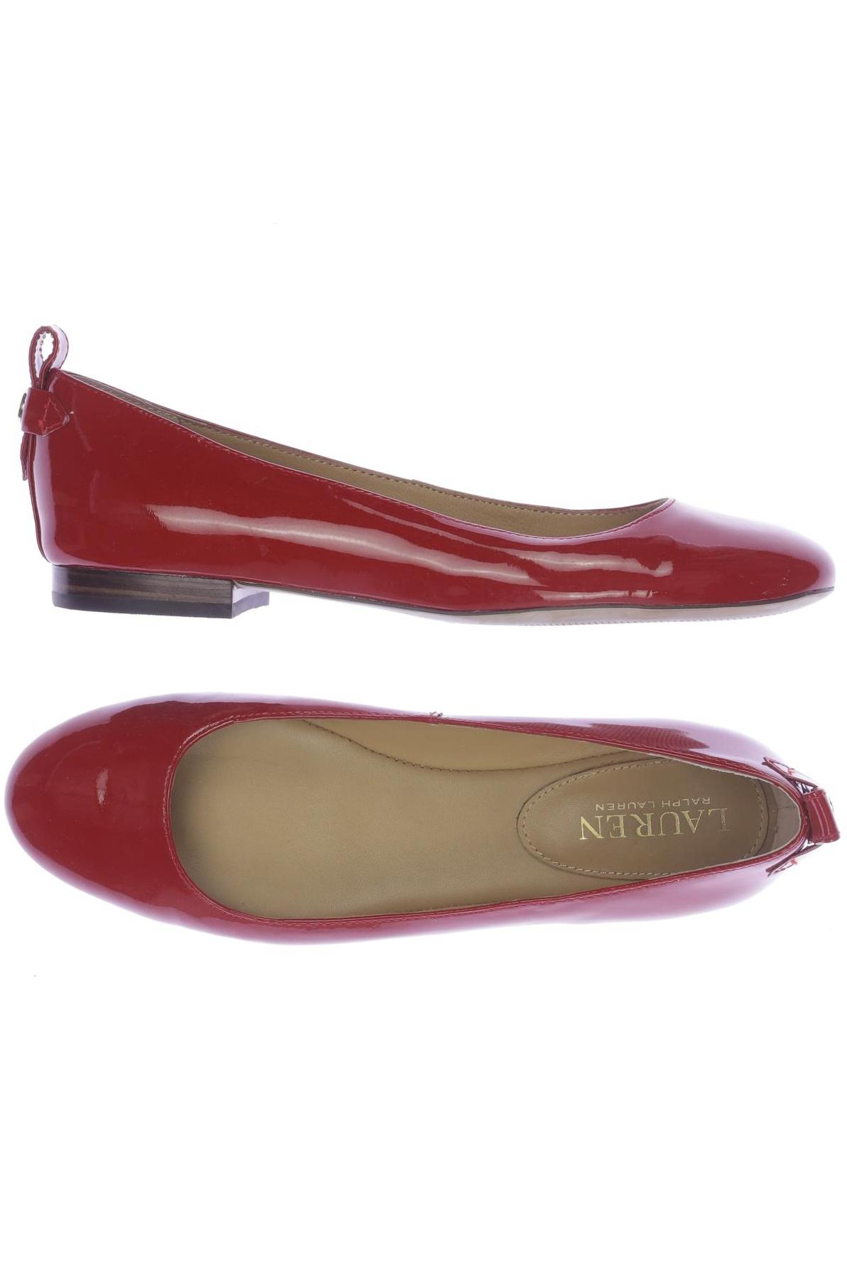 

LAUREN by Ralph Lauren Damen Ballerinas, rot
