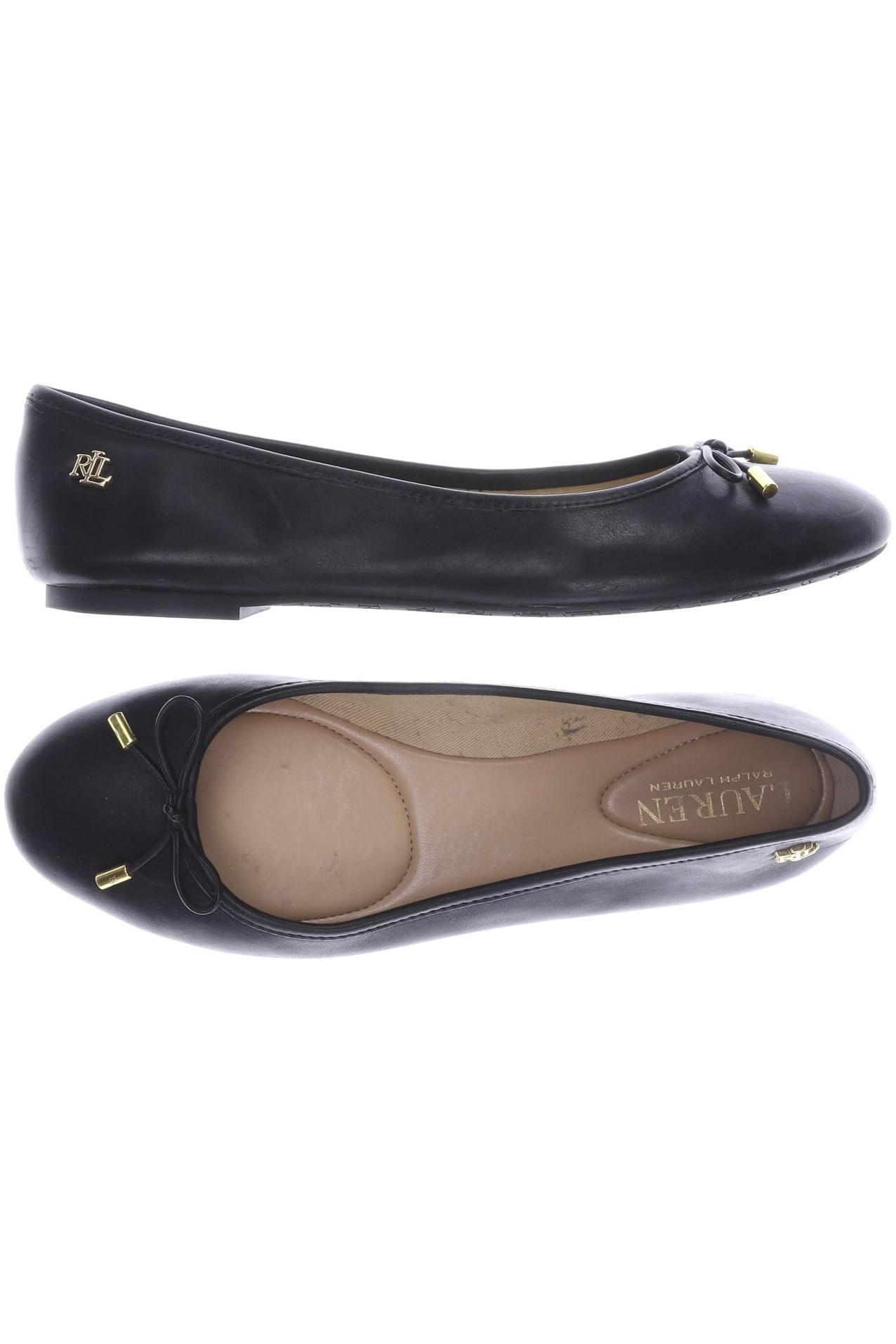 

LAUREN by Ralph Lauren Damen Ballerinas, schwarz