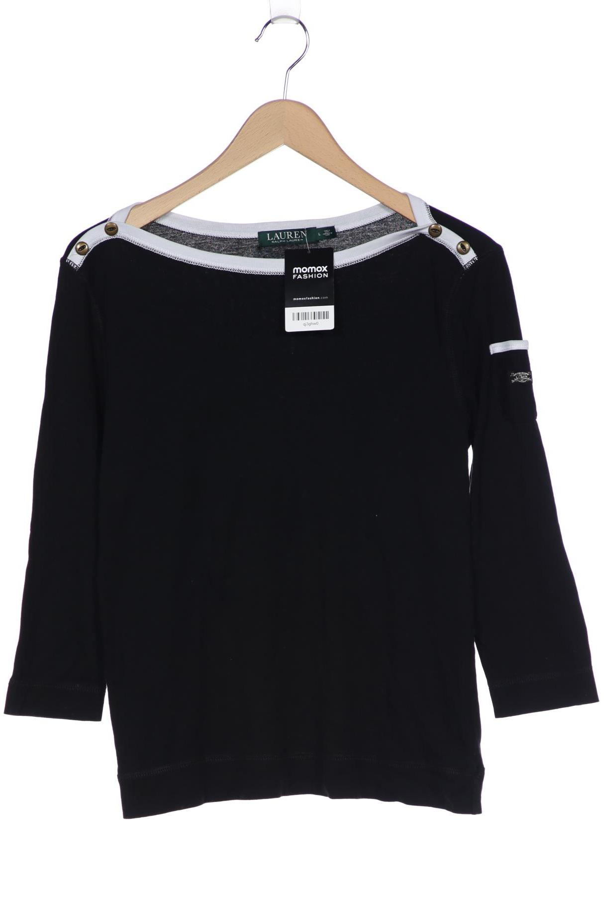 

LAUREN by Ralph Lauren Damen Langarmshirt, schwarz