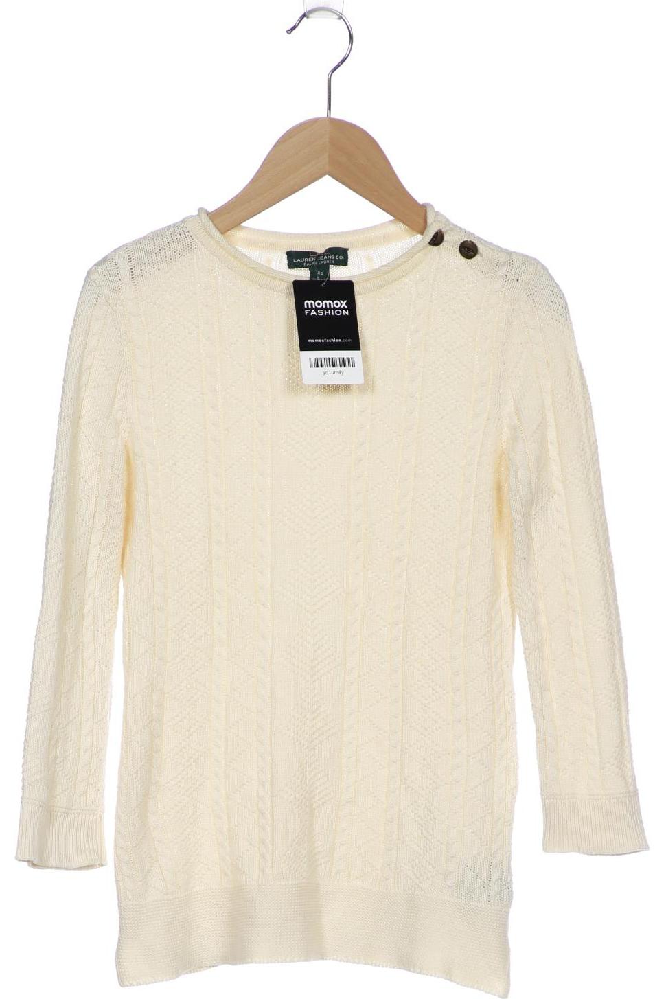 

LAUREN by Ralph Lauren Damen Pullover, cremeweiß
