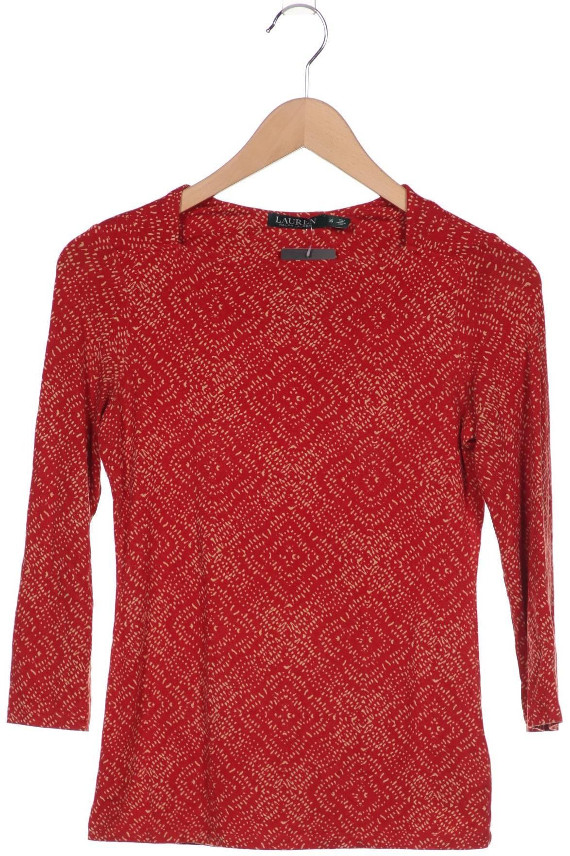 

LAUREN by Ralph Lauren Damen Langarmshirt, rot