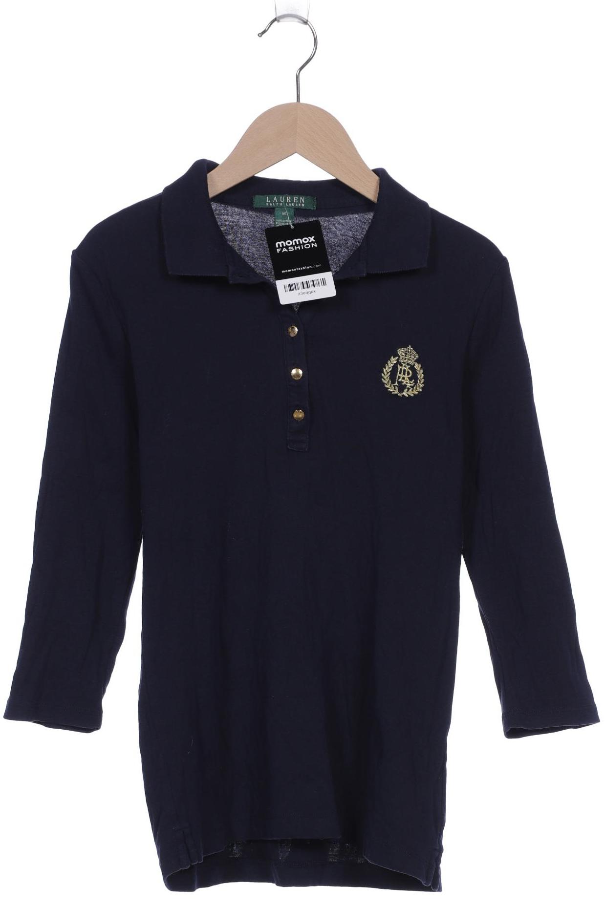 

LAUREN by Ralph Lauren Damen Langarmshirt, marineblau