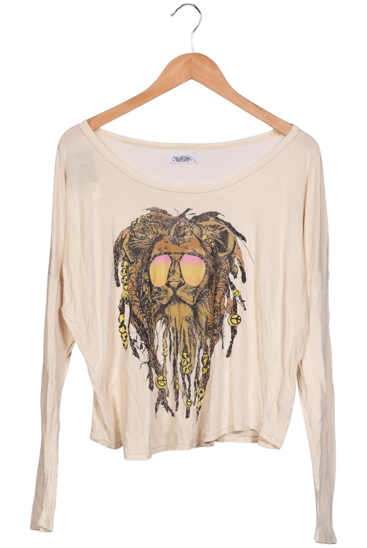 

Lauren Moshi Damen Langarmshirt, beige, Gr. 42