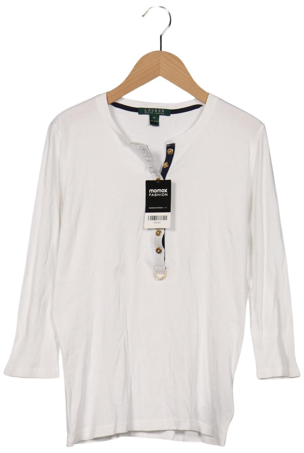

Lauren Ralph Lauren Damen Langarmshirt, weiß, Gr. 38
