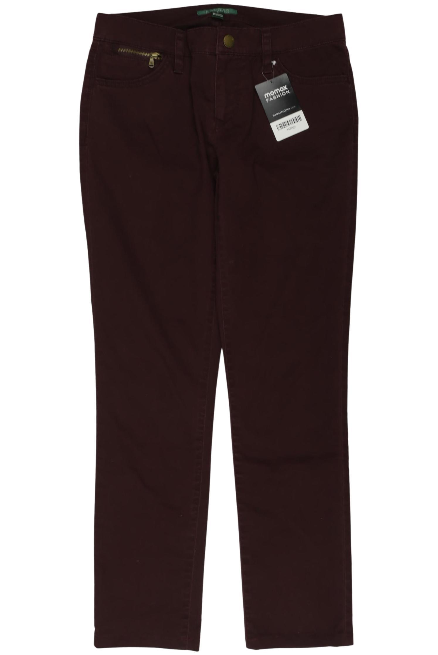 

Lauren Ralph Lauren Damen Jeans, bordeaux, Gr. 2