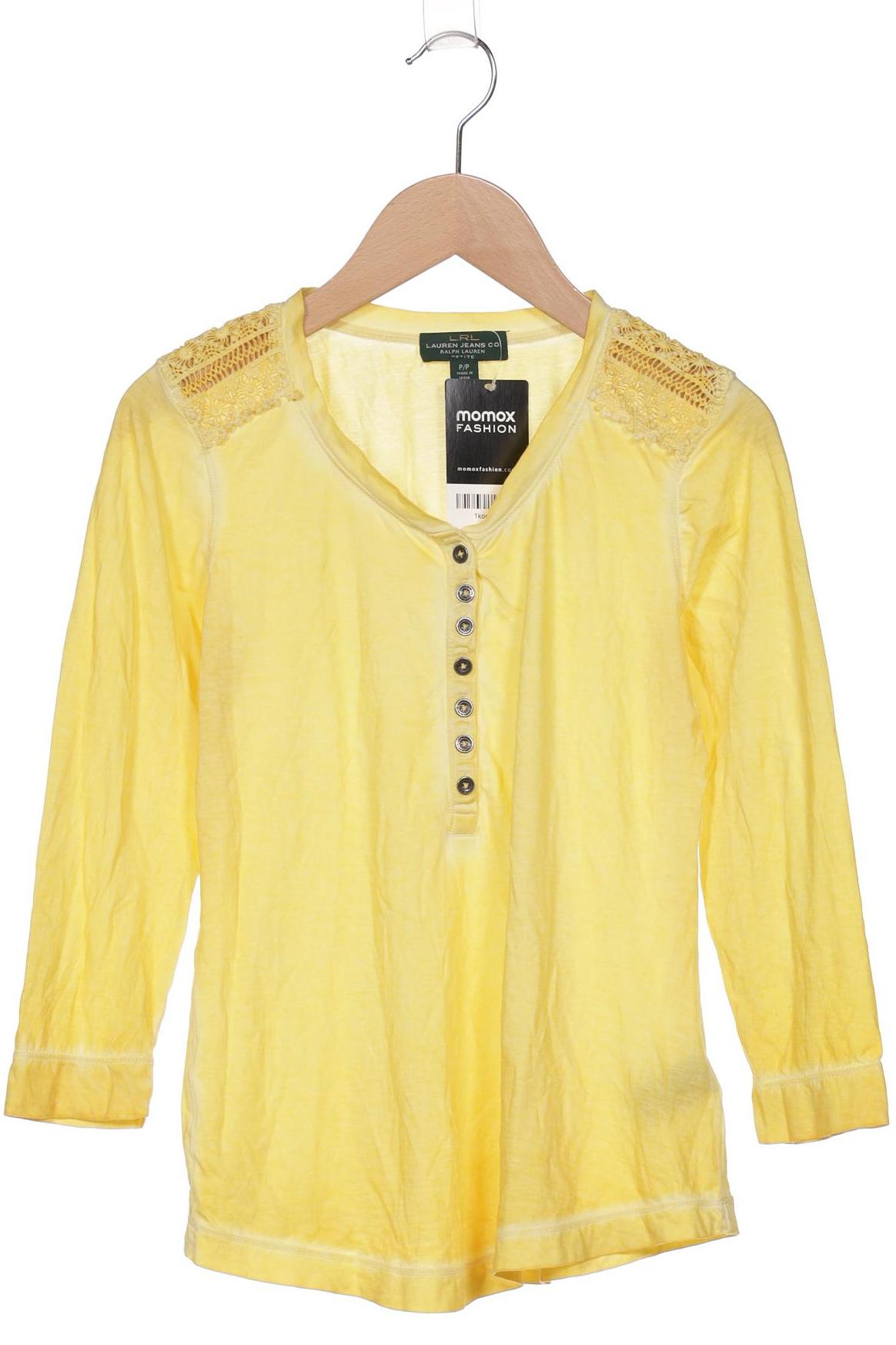 

Lauren Ralph Lauren Petite Damen Langarmshirt, gelb, Gr. 34