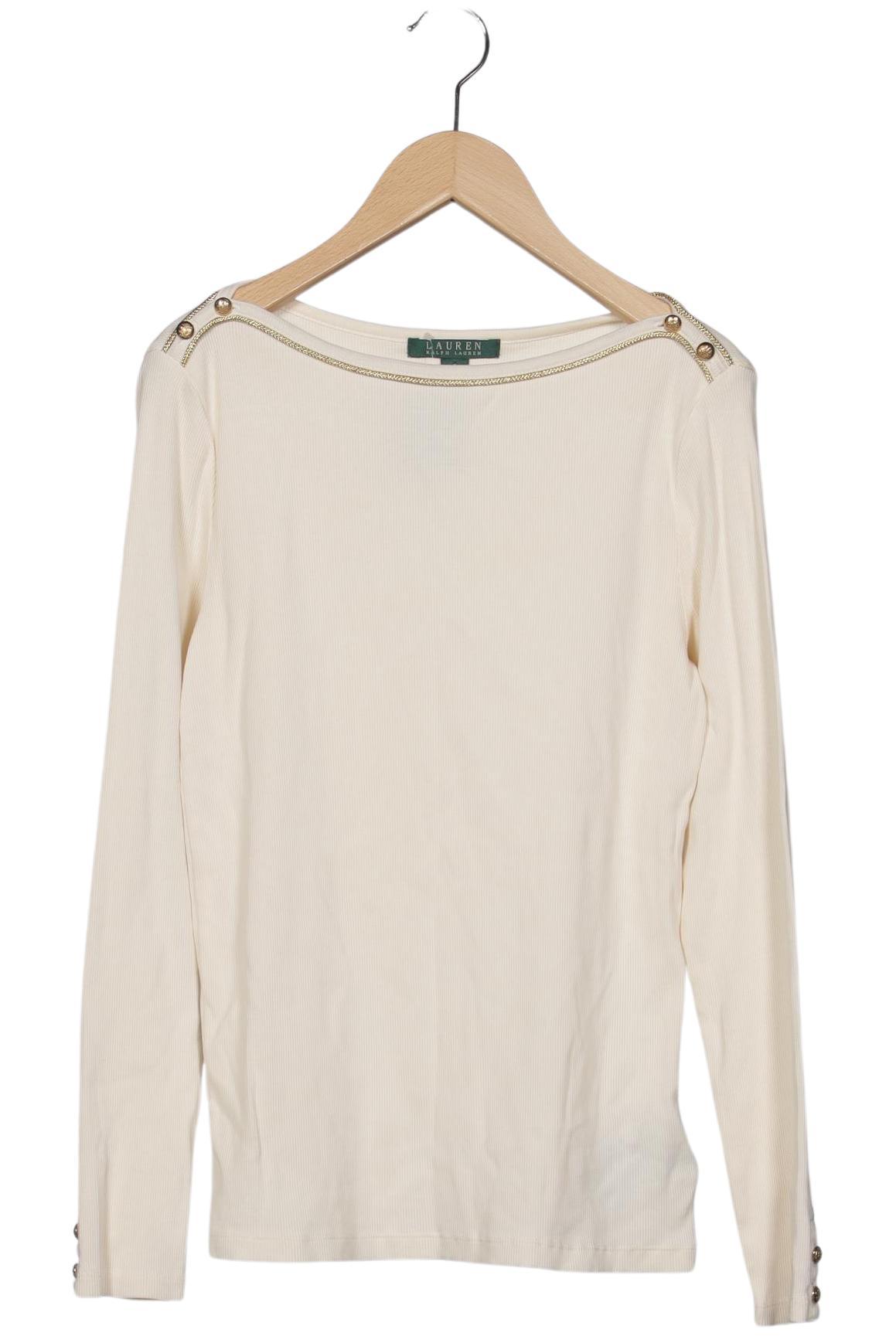 

Lauren Ralph Lauren Damen Langarmshirt, cremeweiß, Gr. 36