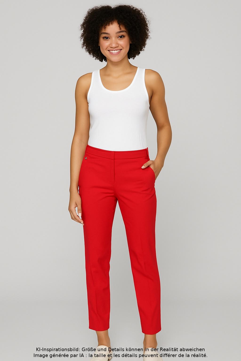 

Lauren Ralph Lauren Damen Stoffhose, rot, Gr. 2