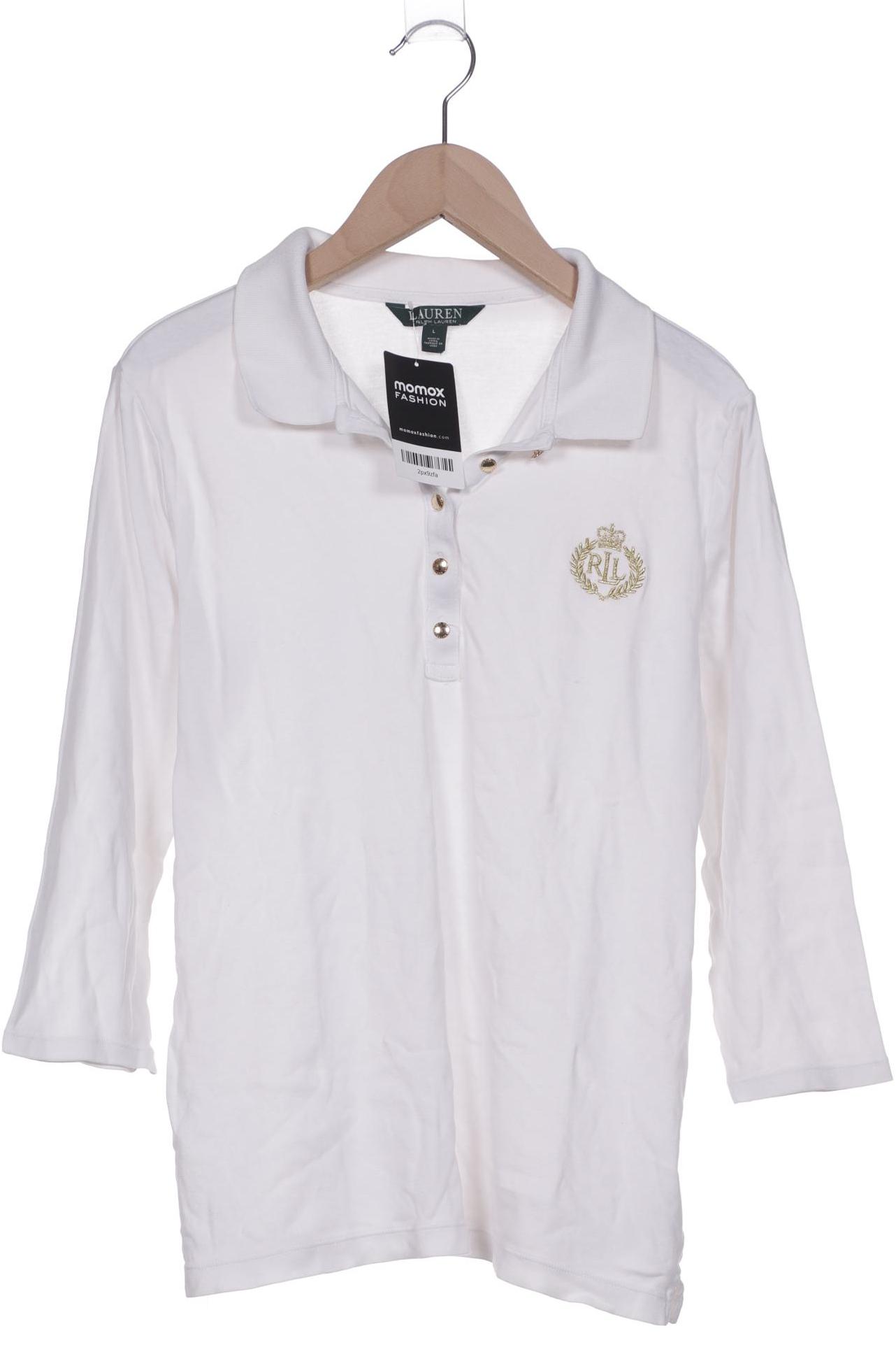 

Lauren Ralph Lauren Damen Langarmshirt, weiß, Gr. 42