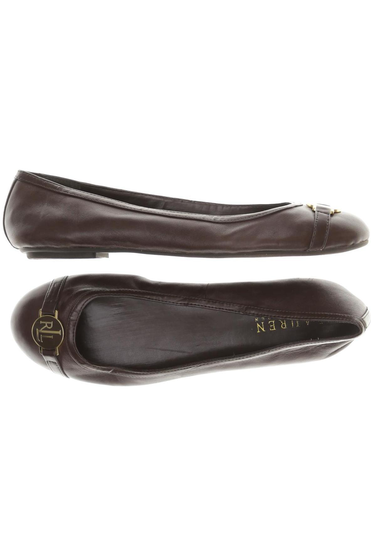 

Lauren Ralph Lauren Damen Ballerinas, braun, Gr. 7.5