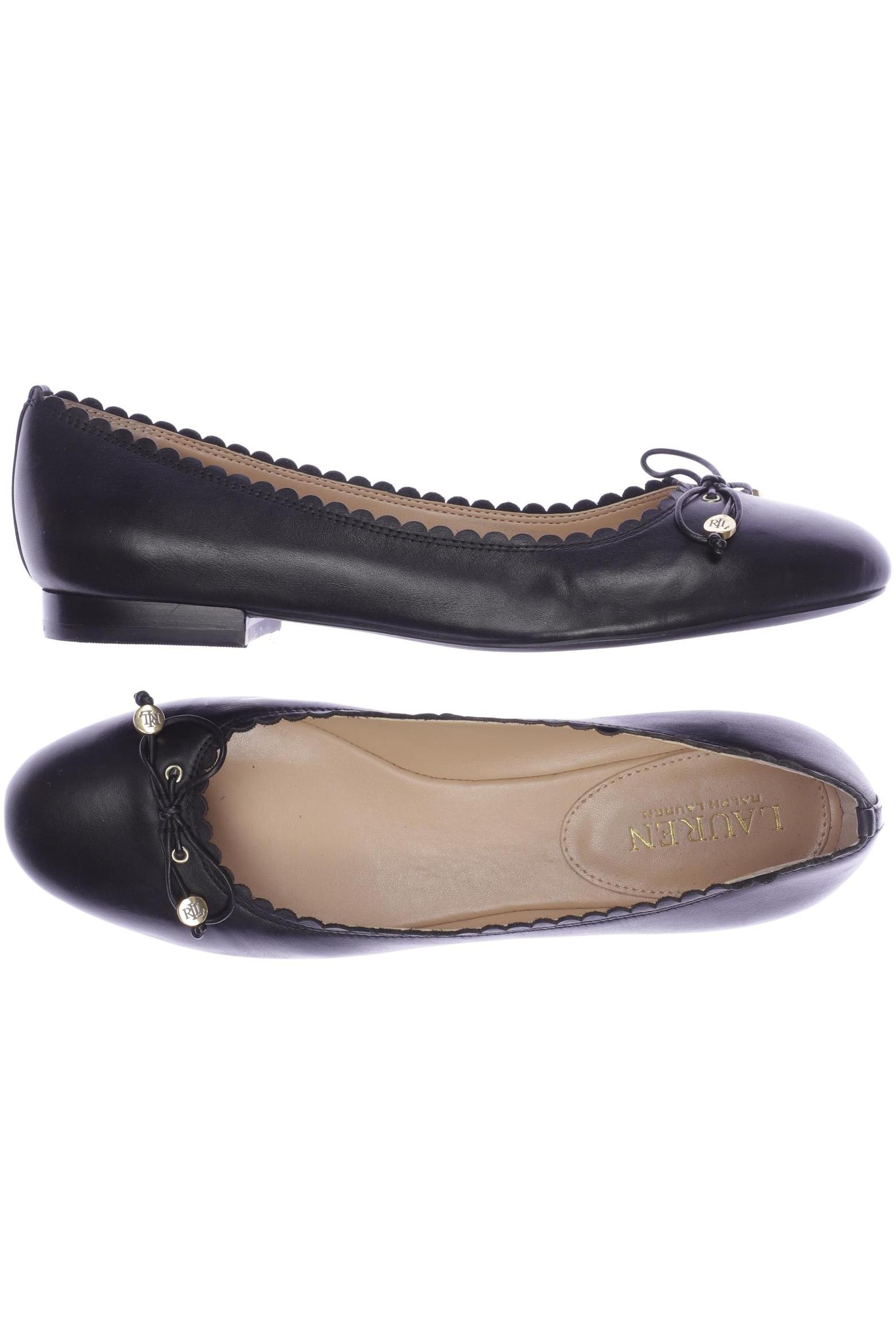 

LAUREN Ralph Lauren Damen Ballerinas, schwarz