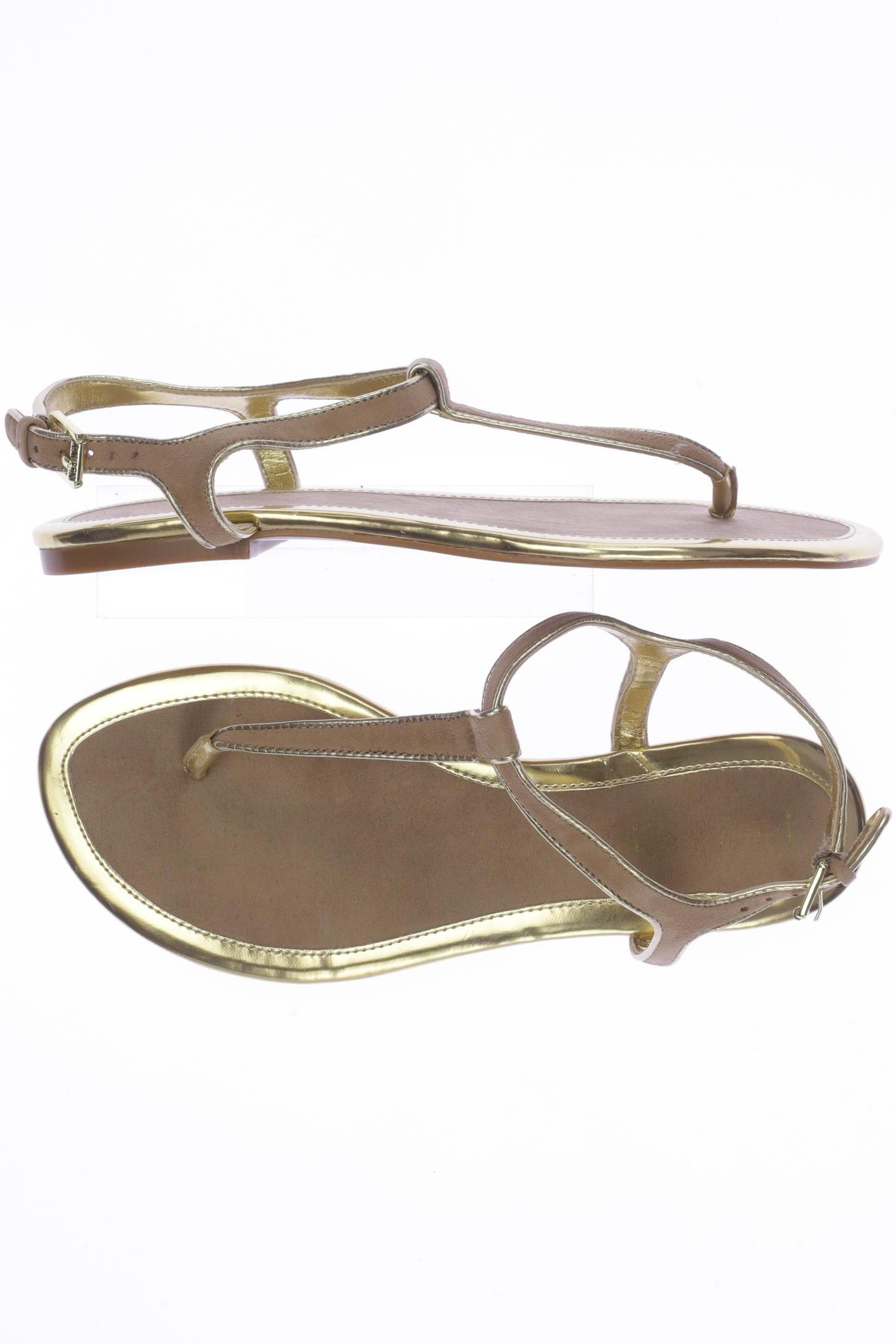 

Lauren Ralph Lauren Damen Sandale, gold, Gr. 7