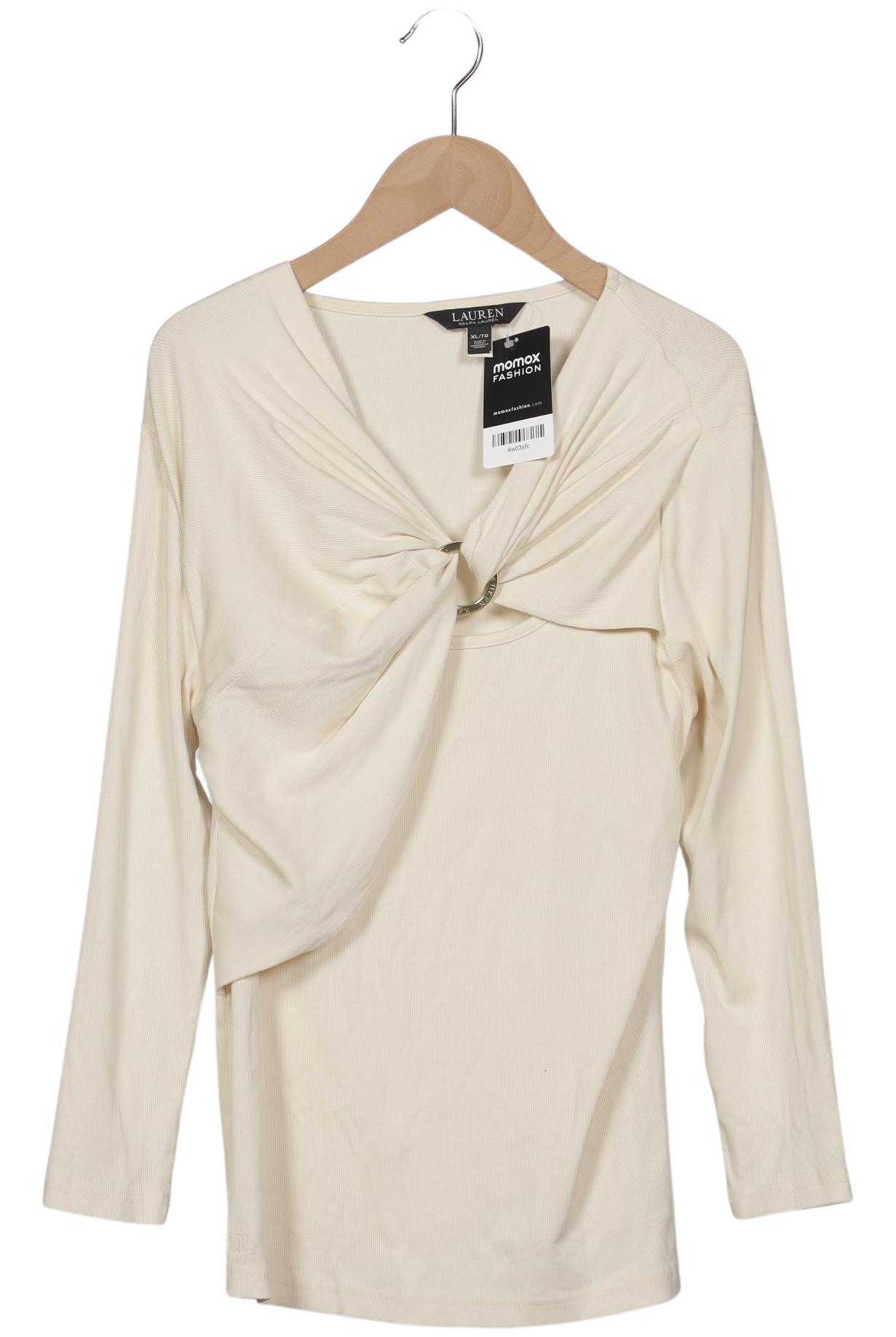 

Lauren Ralph Lauren Damen Langarmshirt, cremeweiß, Gr. 44