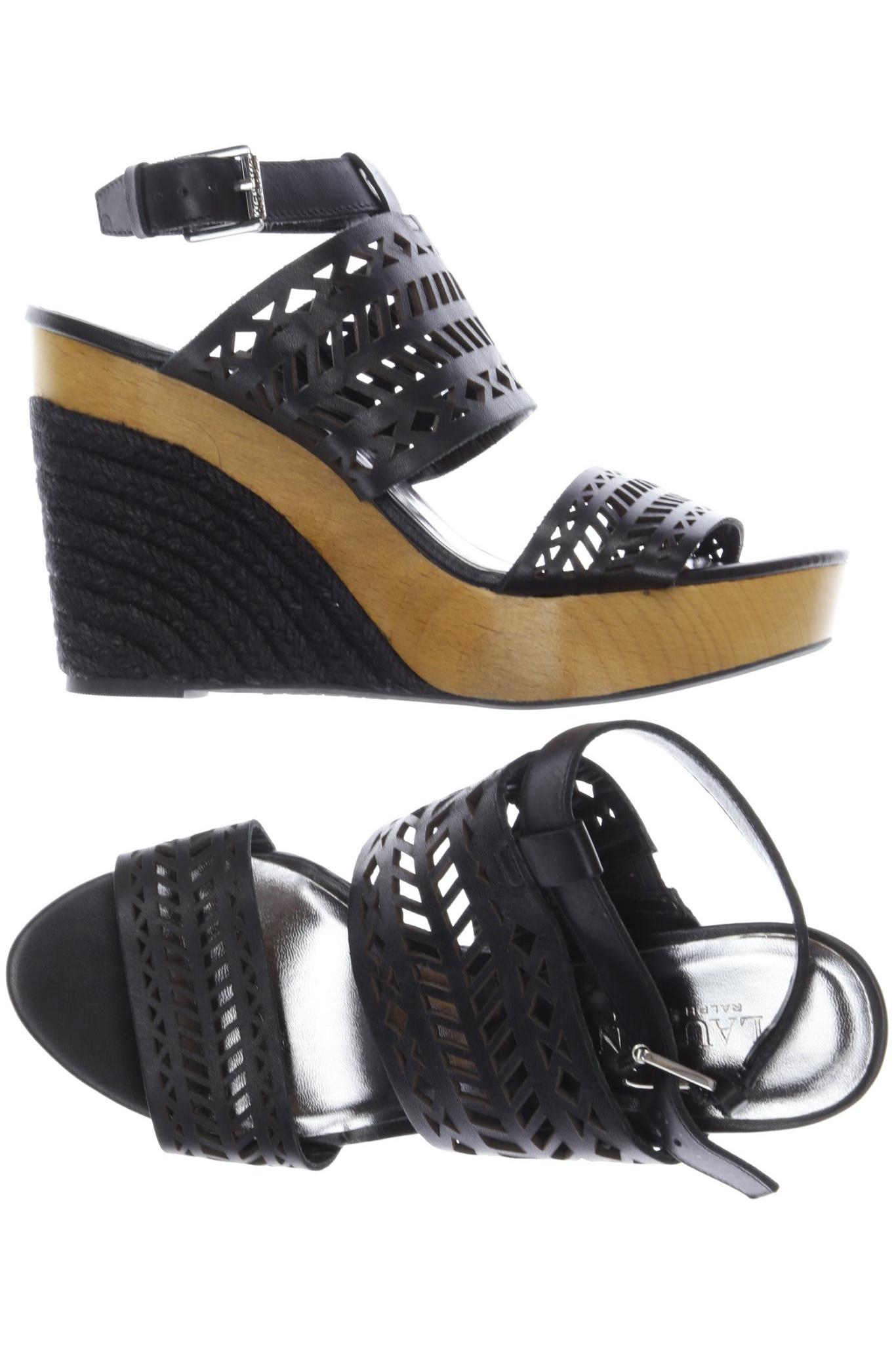 

Lauren Ralph Lauren Damen Sandale, schwarz, Gr. 9.5