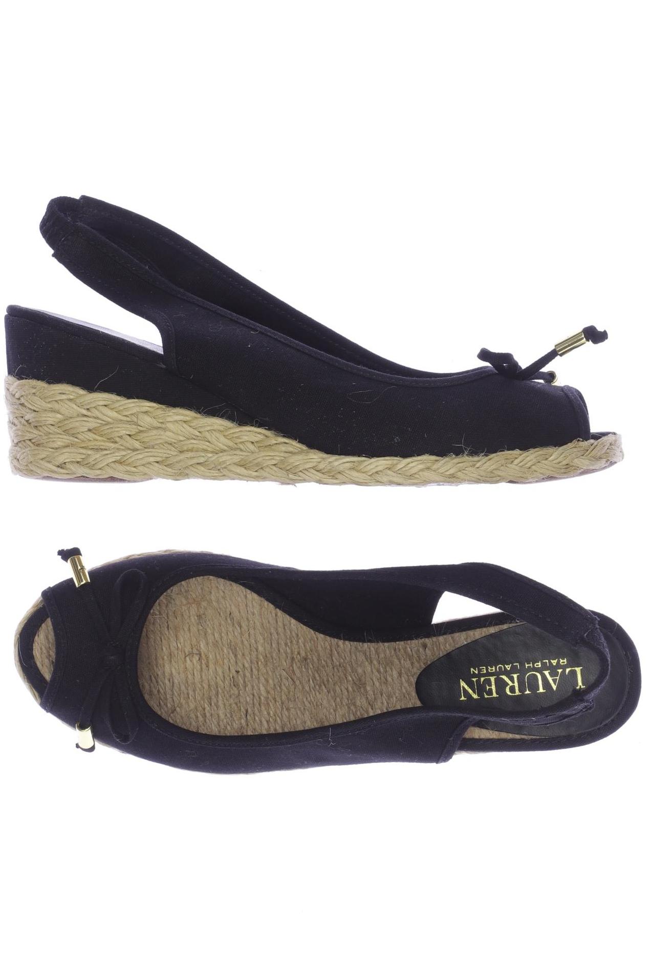 

Lauren Ralph Lauren Damen Sandale, schwarz, Gr. 6.5