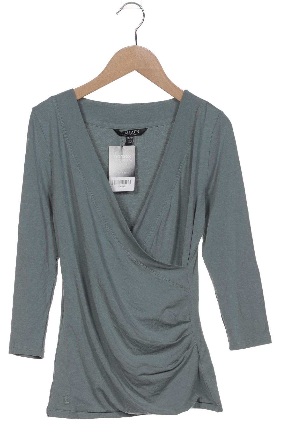 

Lauren Ralph Lauren Damen Langarmshirt, türkis, Gr. 34