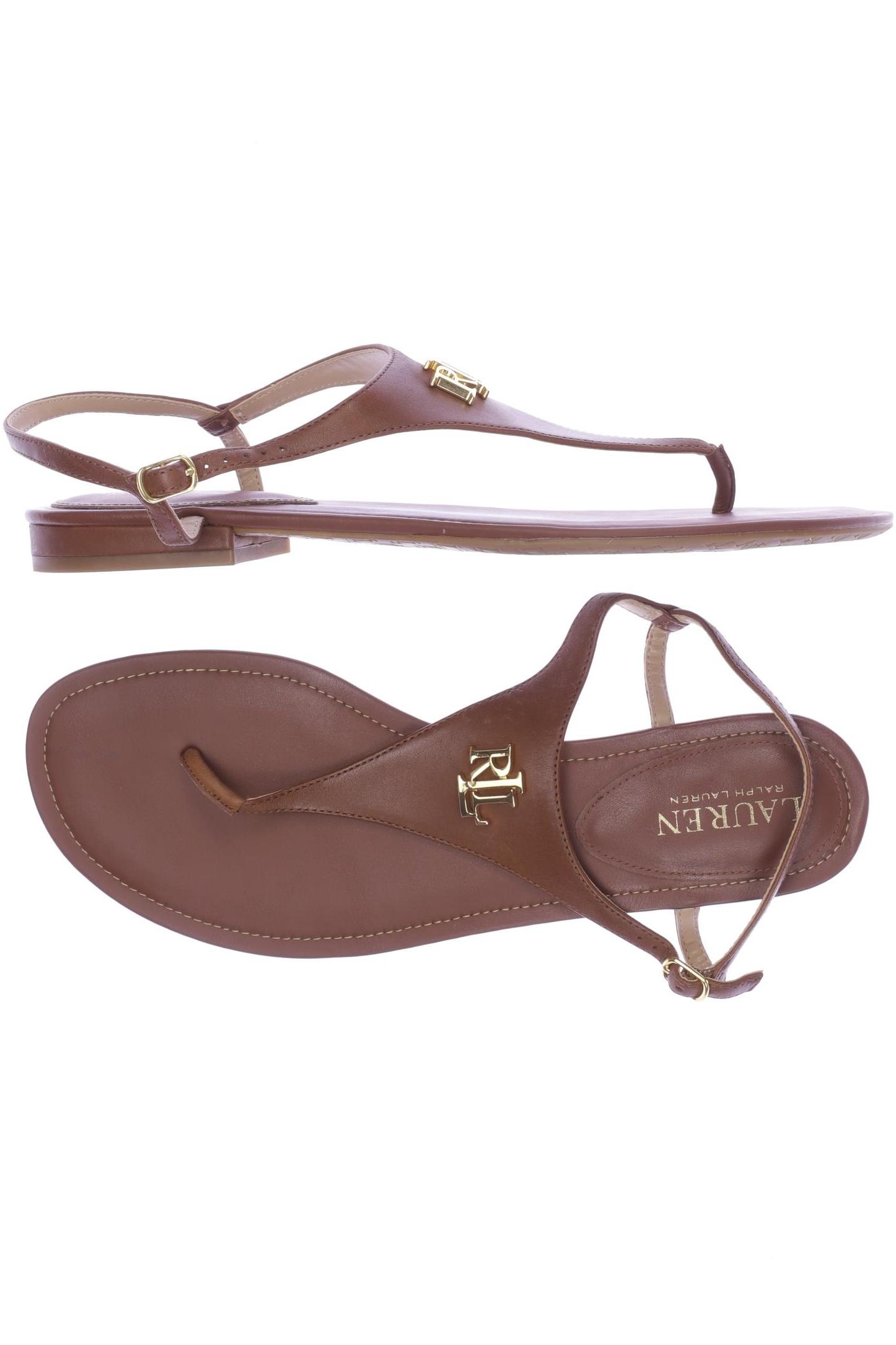 

Lauren Ralph Lauren Damen Sandale, braun, Gr. 42