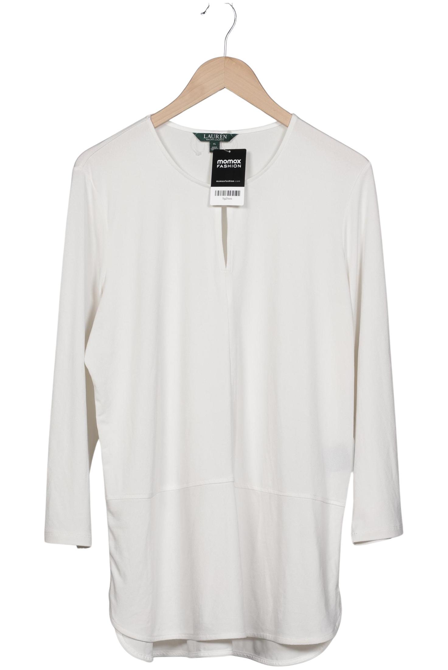 

Lauren Ralph Lauren Damen Langarmshirt, weiß, Gr. 44