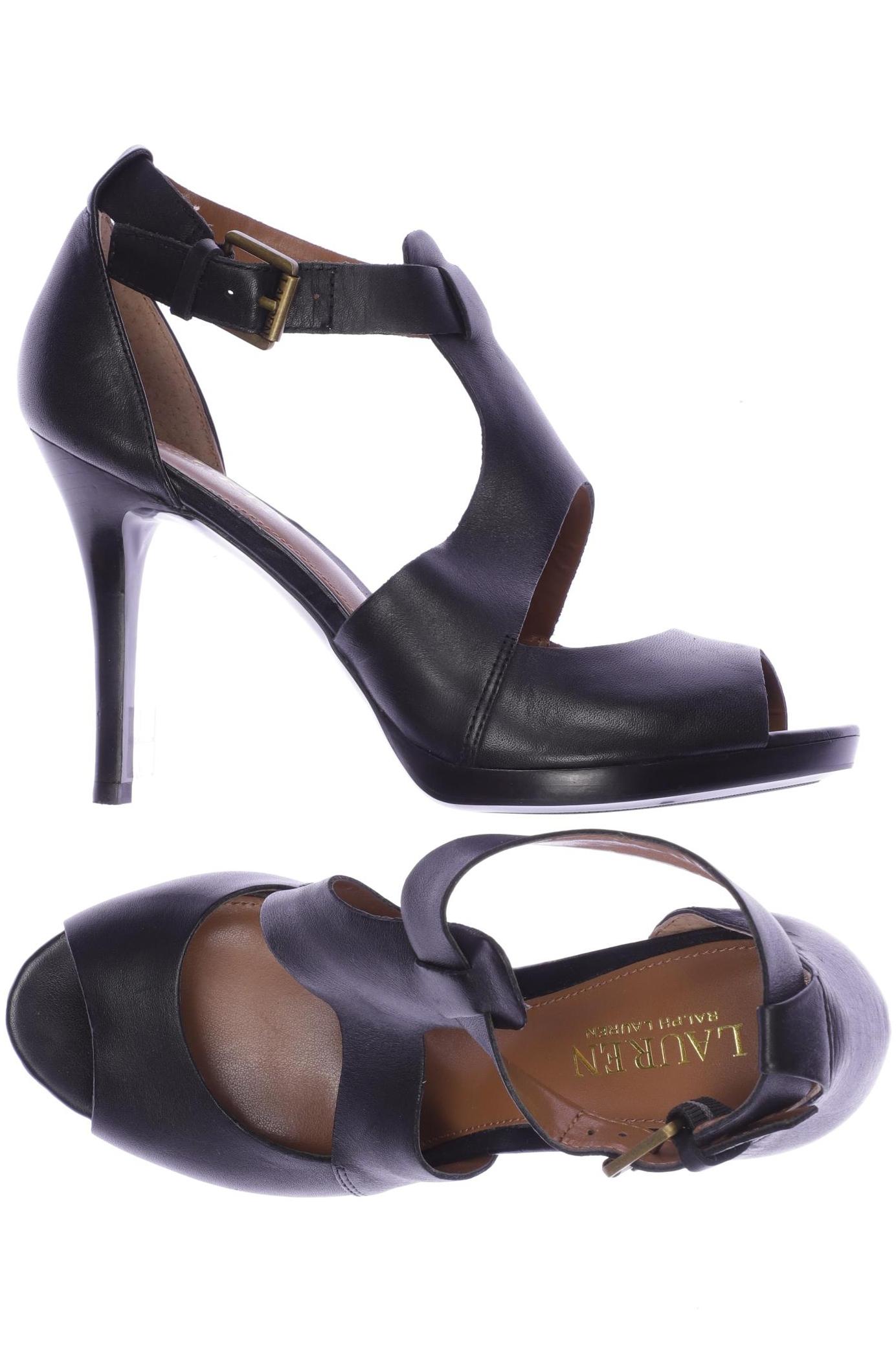 

Lauren Ralph Lauren Damen Sandale, schwarz, Gr. 8