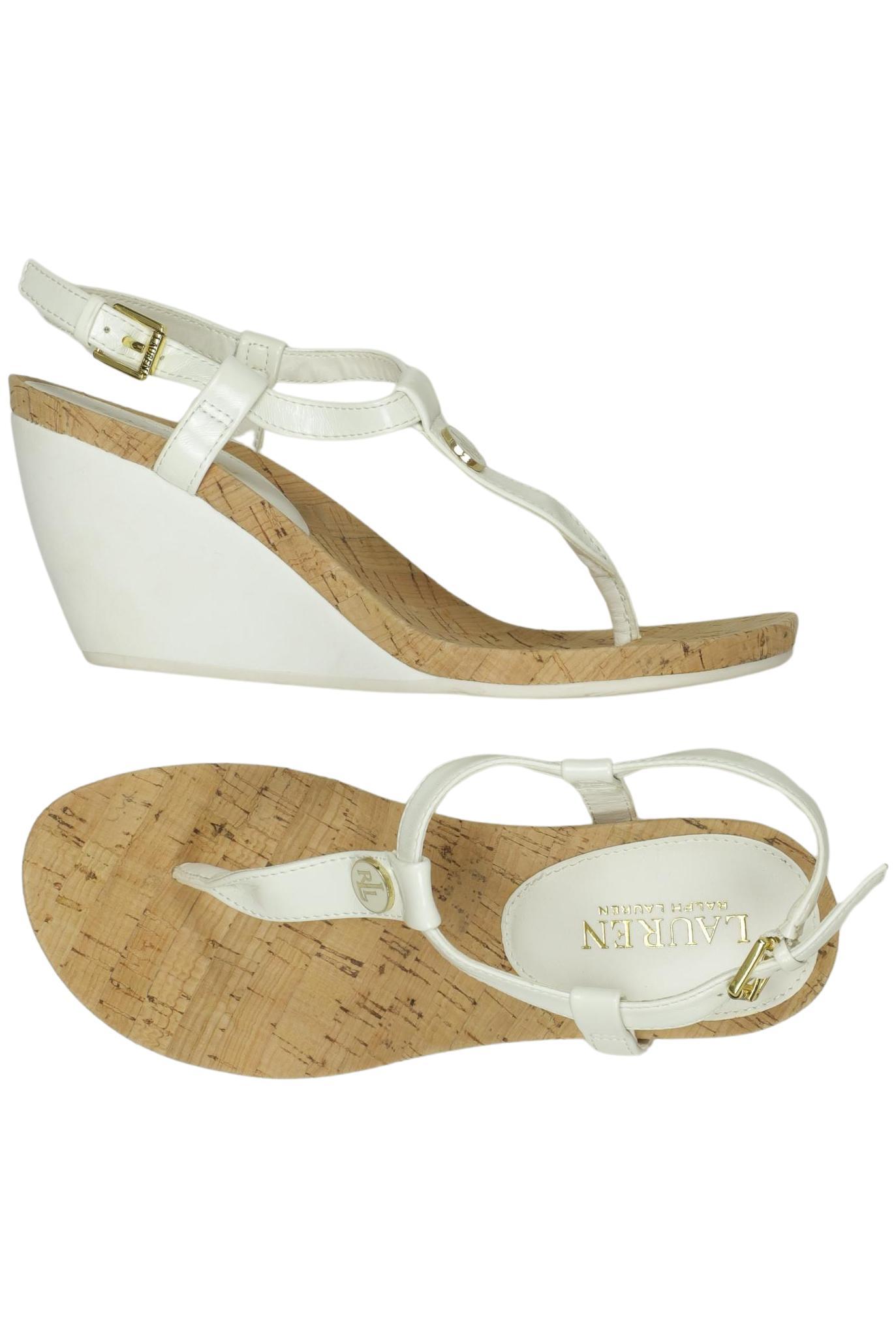 

Lauren Ralph Lauren Damen Sandale, weiß, Gr. 37