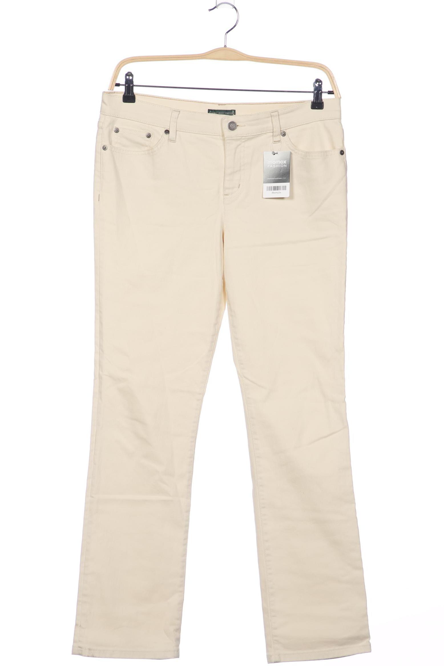 

Lauren Ralph Lauren Damen Jeans, cremeweiß, Gr. 10