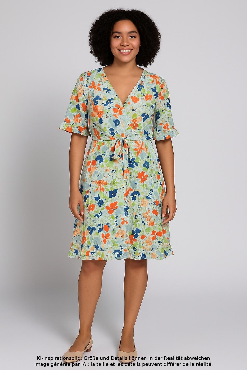 

Lauren Ralph Lauren Damen Kleid, mehrfarbig, Gr. 4