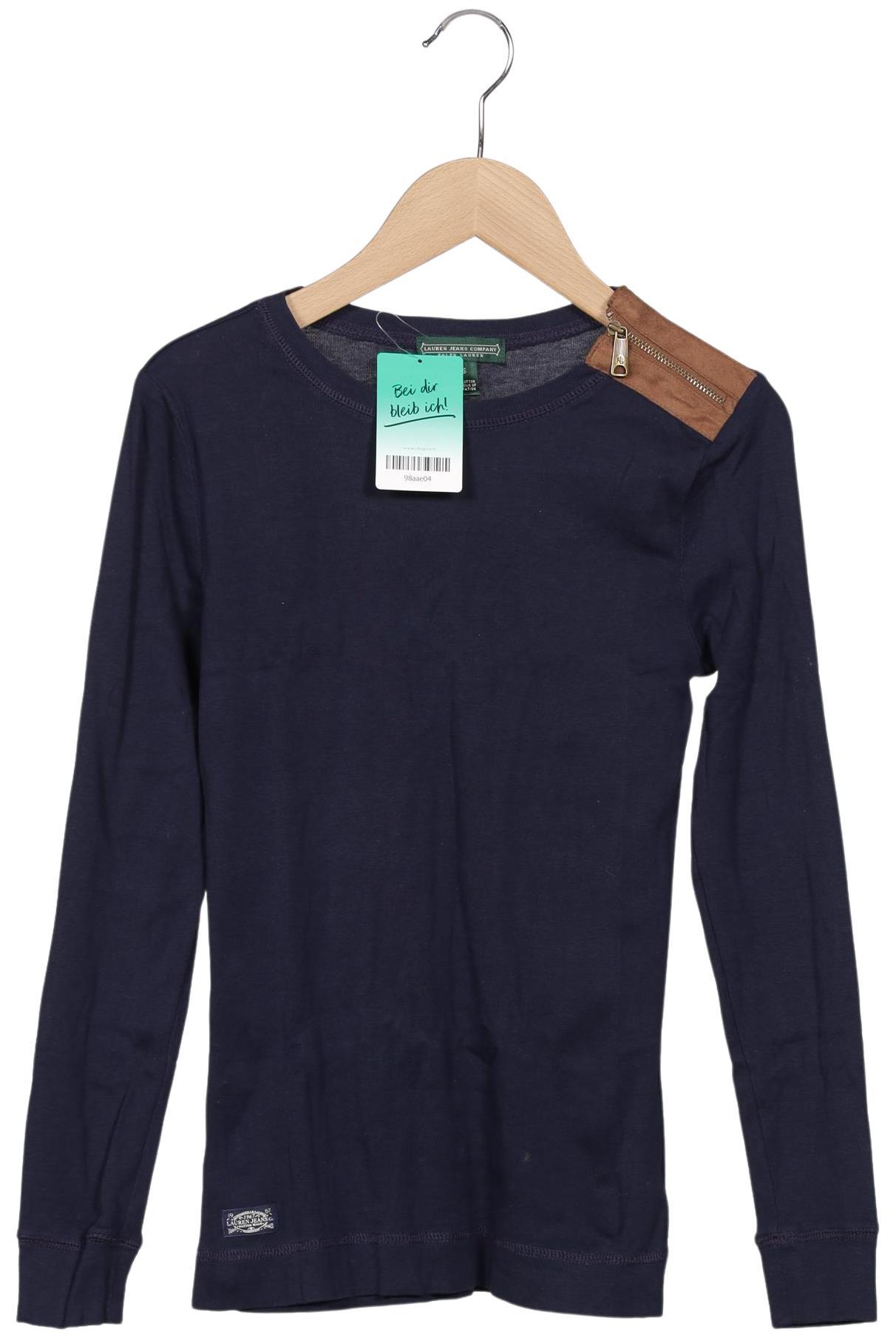 

Lauren Ralph Lauren Damen Langarmshirt, marineblau, Gr. 34