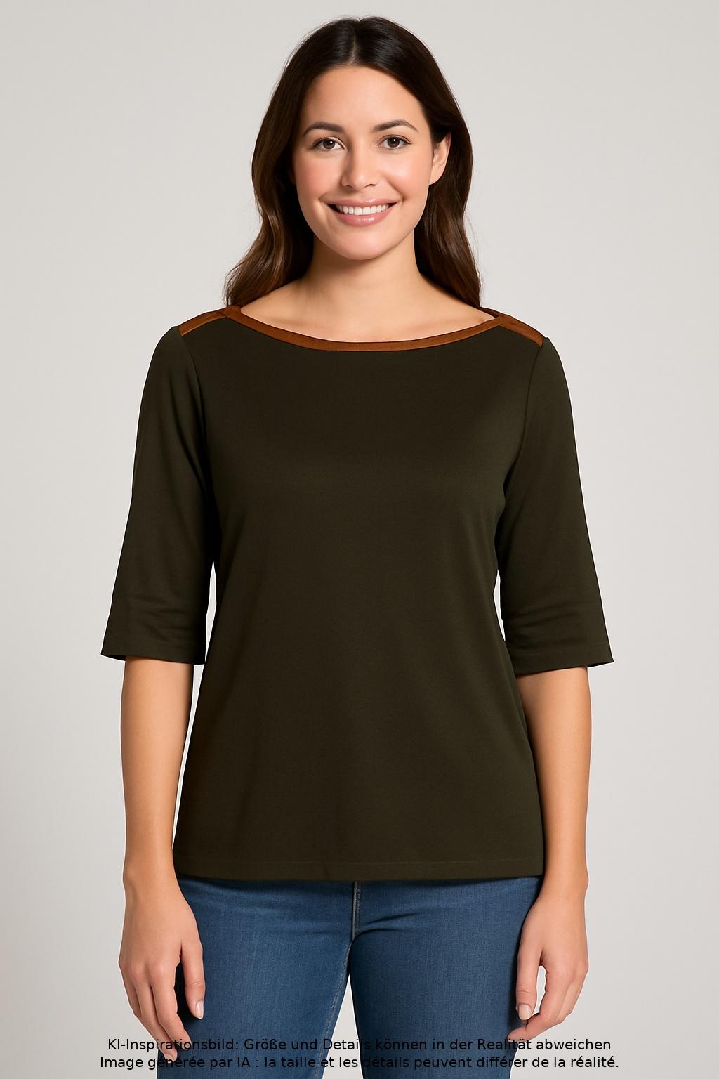 

Lauren Ralph Lauren Damen T-Shirt, grün, Gr. 38