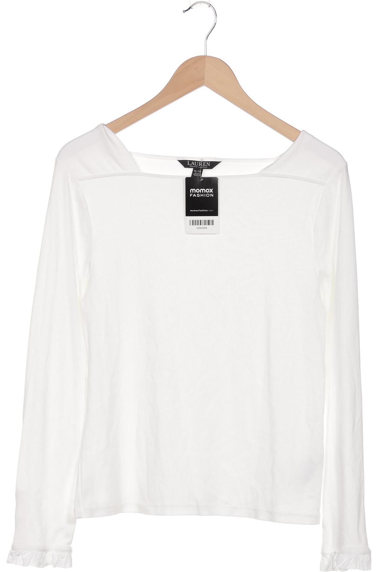 

Lauren Ralph Lauren Damen Langarmshirt, weiß, Gr. 44