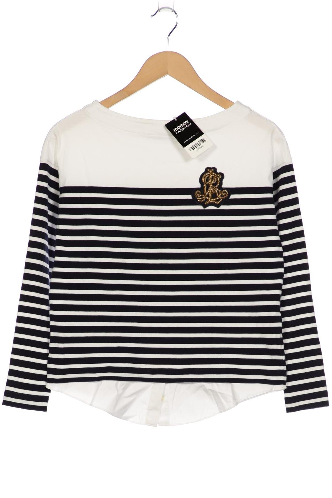 

Lauren Ralph Lauren Damen Langarmshirt, weiß, Gr. 34