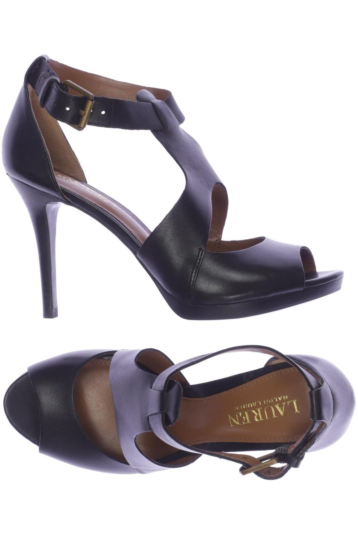 

Lauren Ralph Lauren Damen Sandale, schwarz, Gr. 6.5