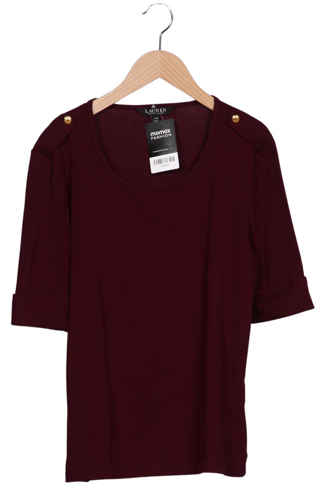 

Lauren Ralph Lauren Damen T-Shirt, bordeaux, Gr. 42