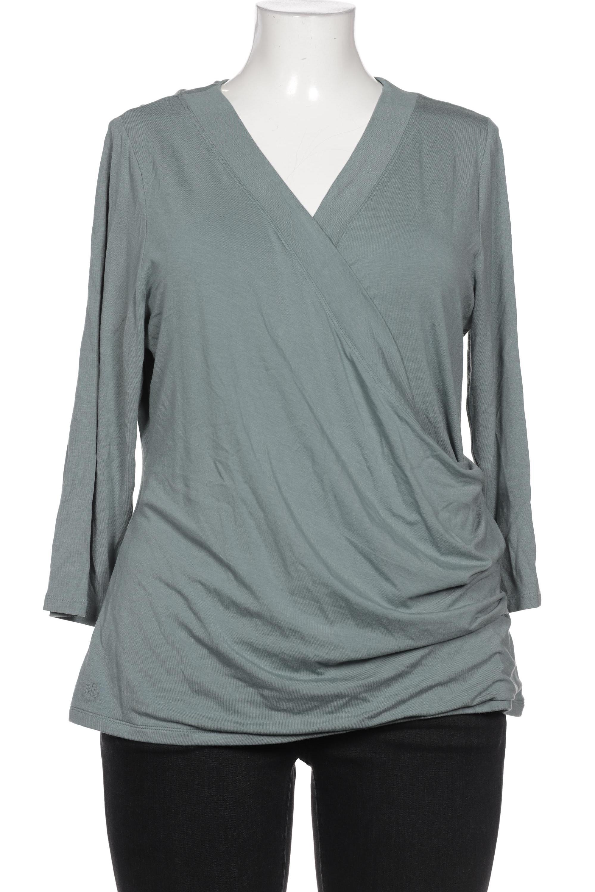 

Lauren Ralph Lauren Damen Langarmshirt, türkis, Gr. 46