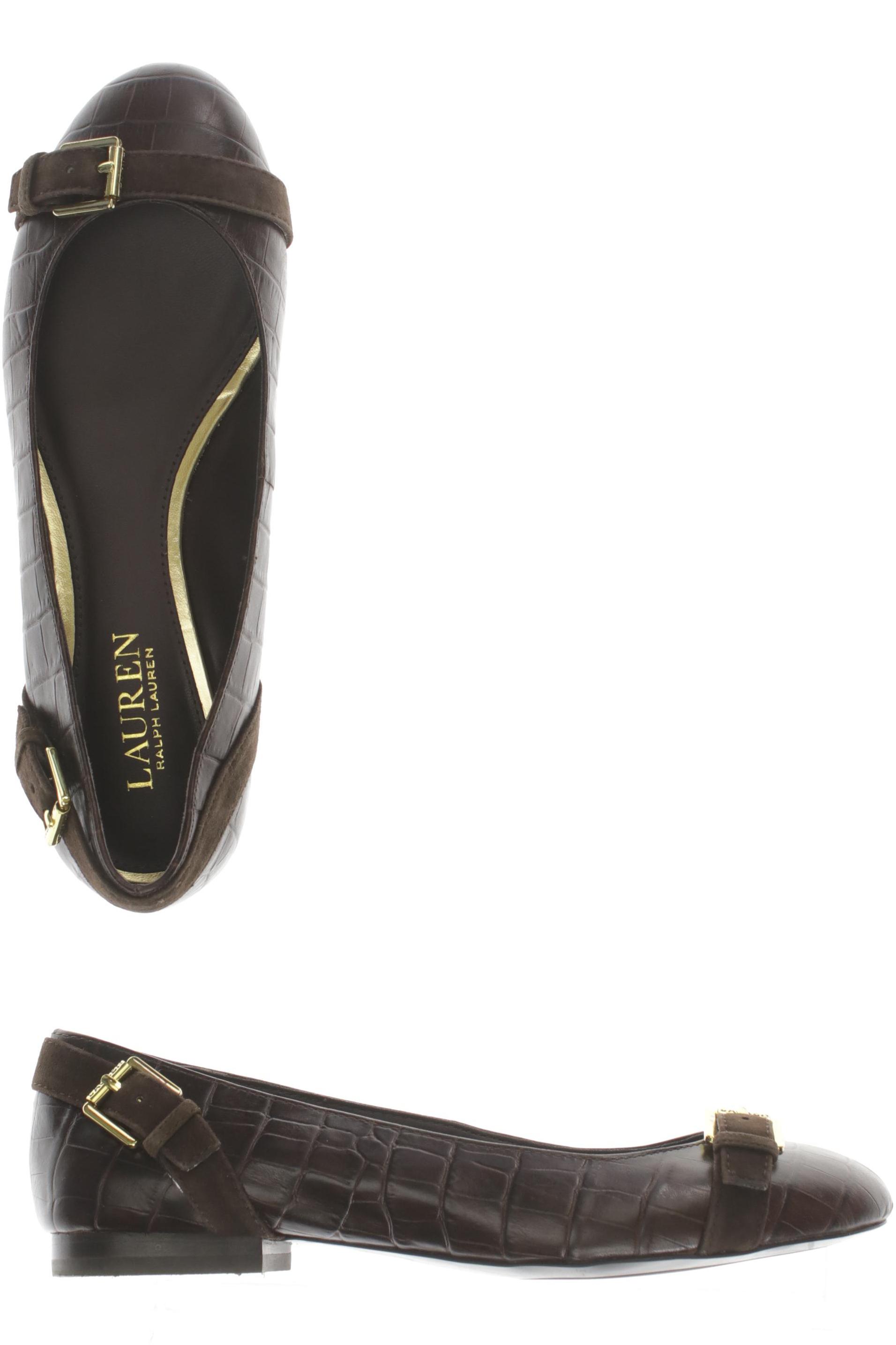 

Lauren Ralph Lauren Damen Ballerinas, braun, Gr. 7