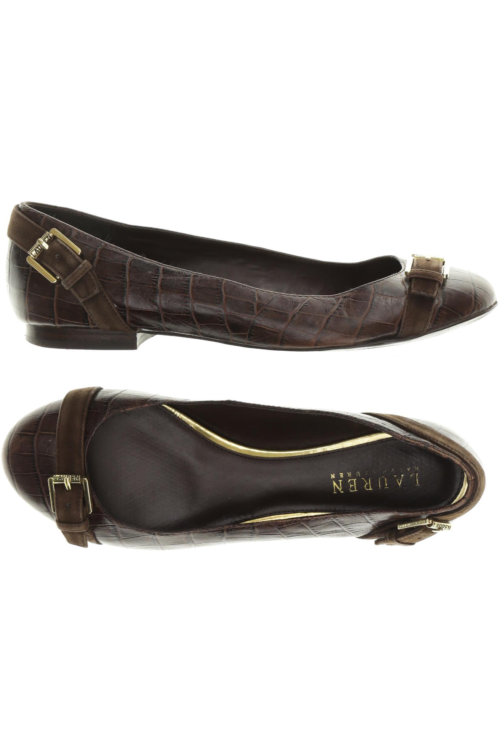 

Lauren Ralph Lauren Damen Ballerinas, braun, Gr. 8