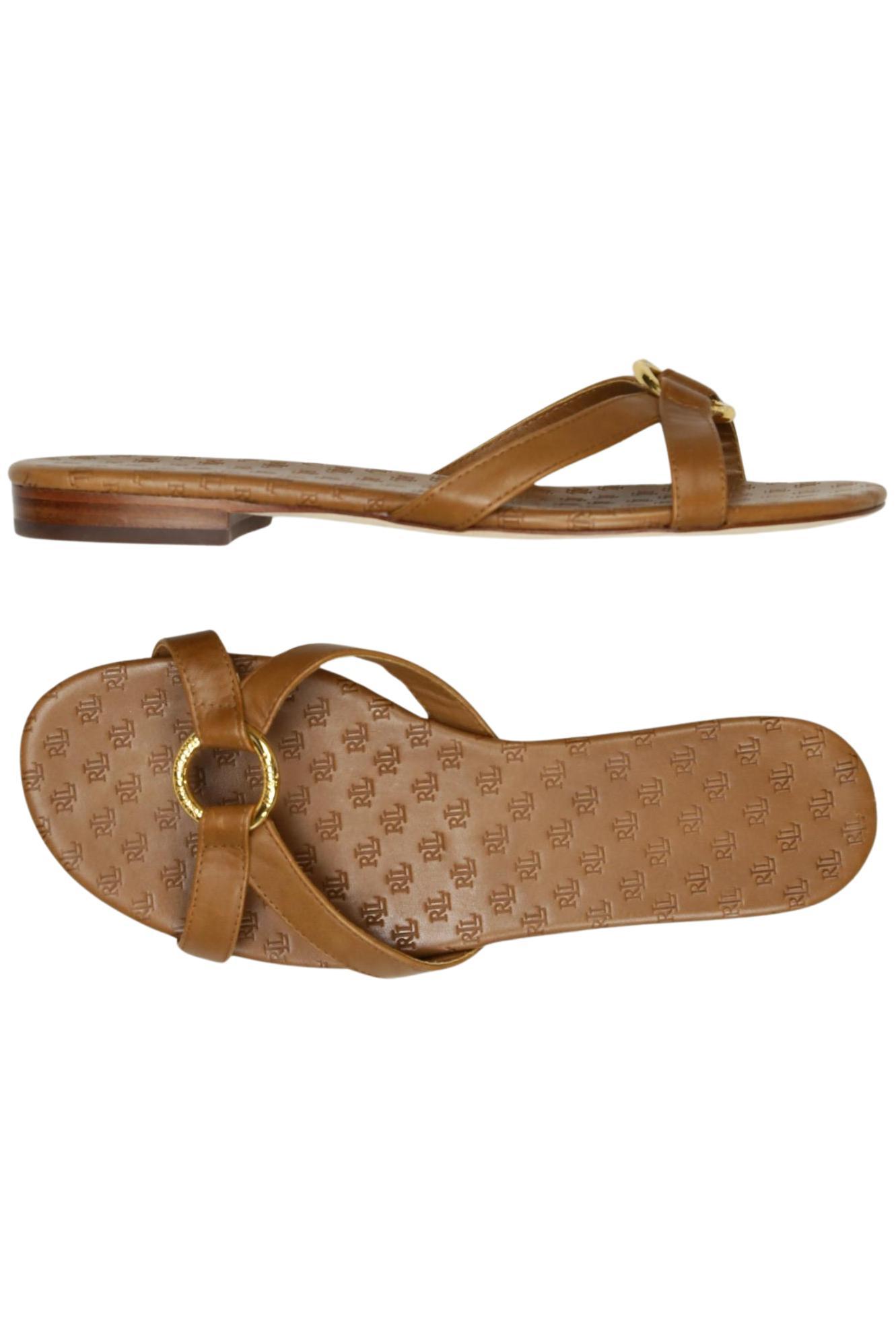 

Lauren Ralph Lauren Damen Sandale, braun, Gr. 7