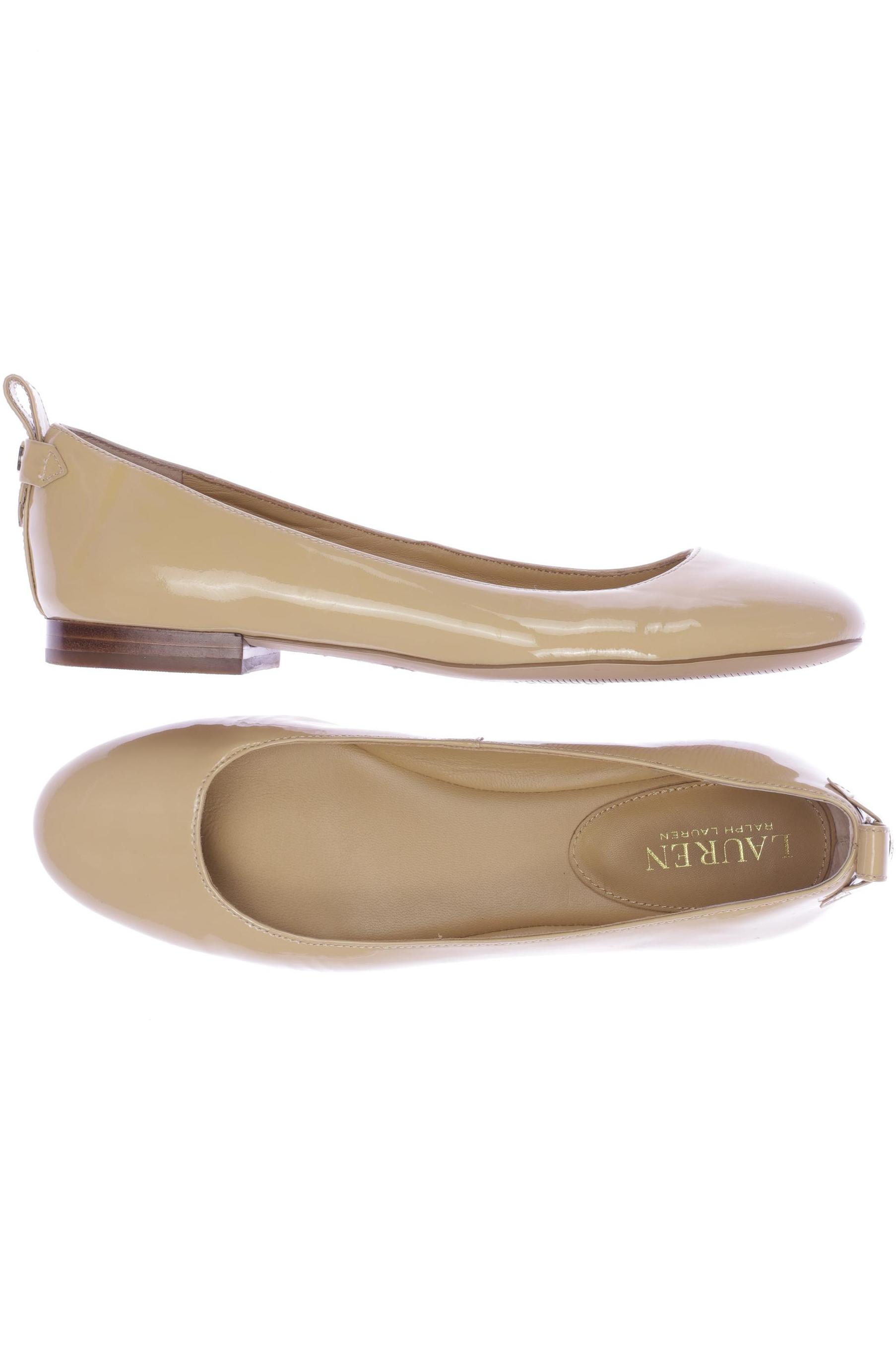 

Lauren Ralph Lauren Damen Ballerinas, beige, Gr. 8.5