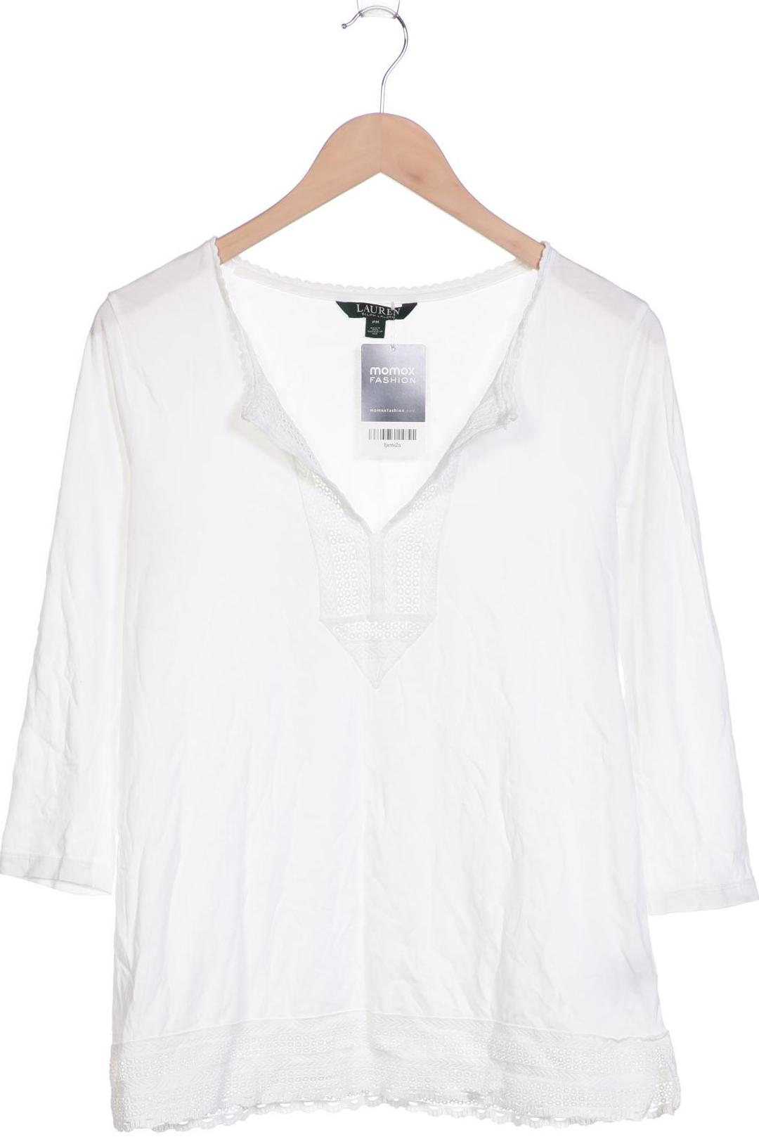 

Lauren Ralph Lauren Damen Langarmshirt, weiß, Gr. 38