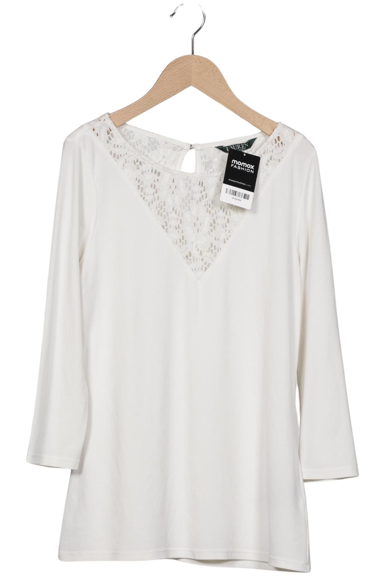 

Lauren Ralph Lauren Damen Langarmshirt, weiß, Gr. 36