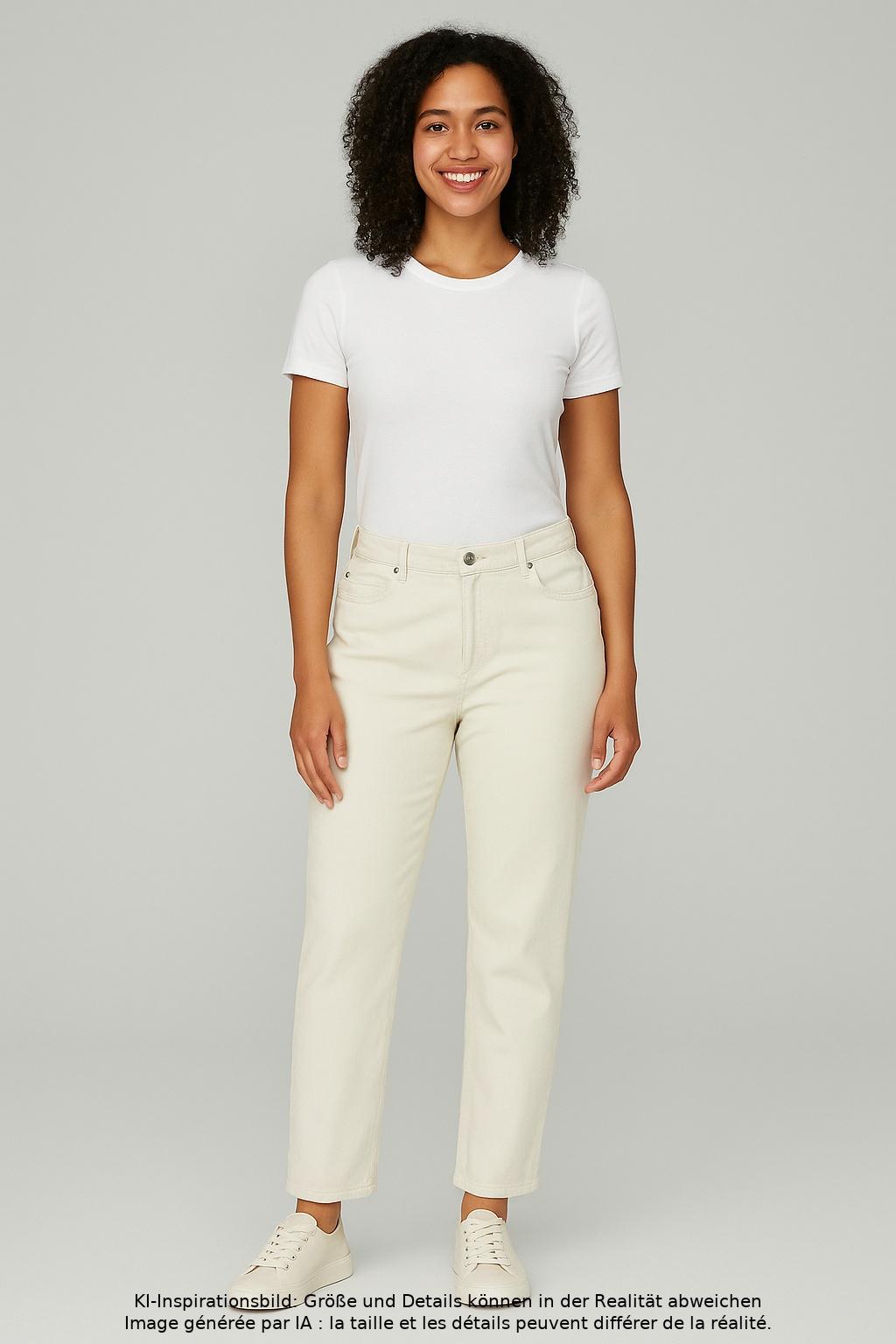 

Lauren Ralph Lauren Damen Jeans, cremeweiß, Gr. 40