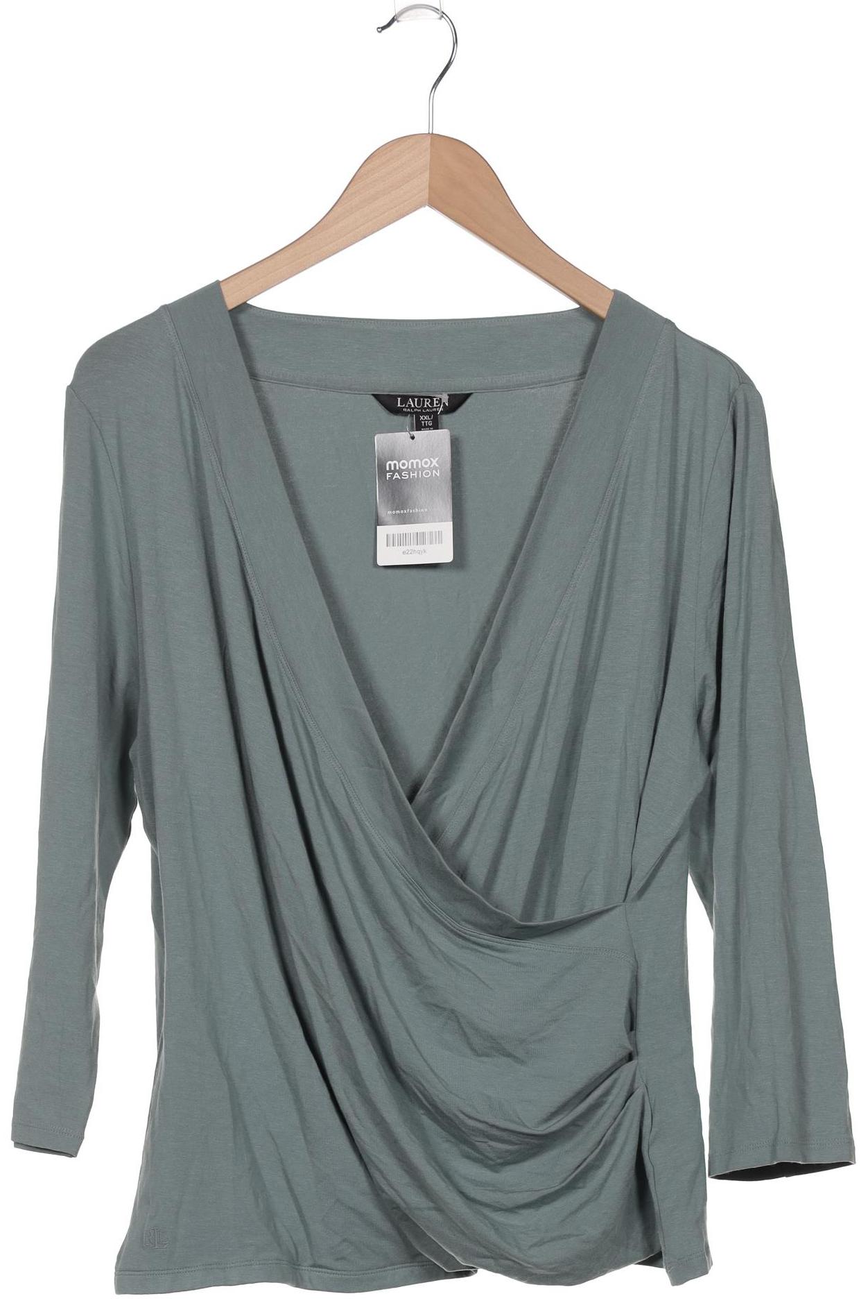 

Lauren Ralph Lauren Damen Langarmshirt, türkis, Gr. 46