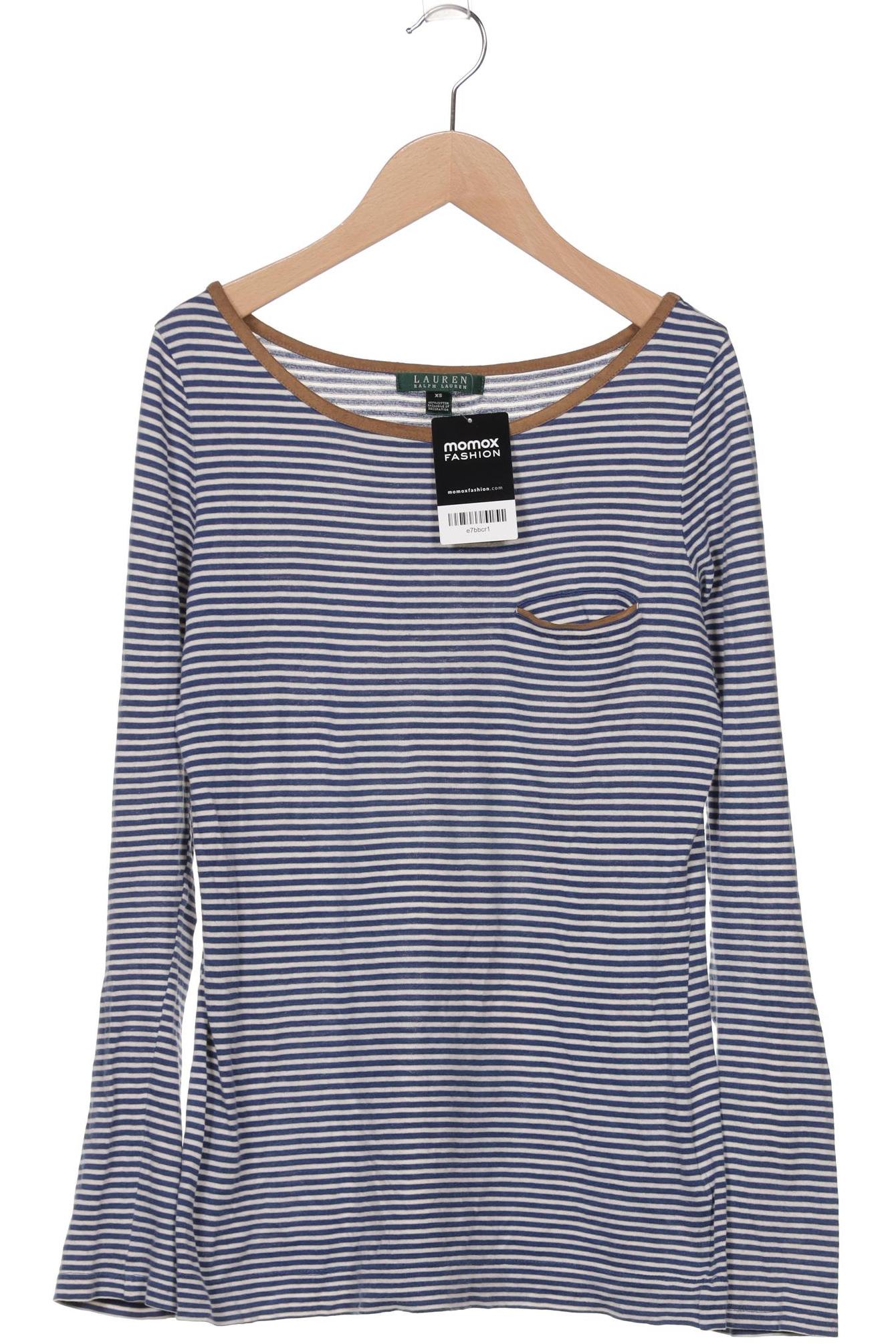 

Lauren Ralph Lauren Damen Langarmshirt, blau, Gr. 34