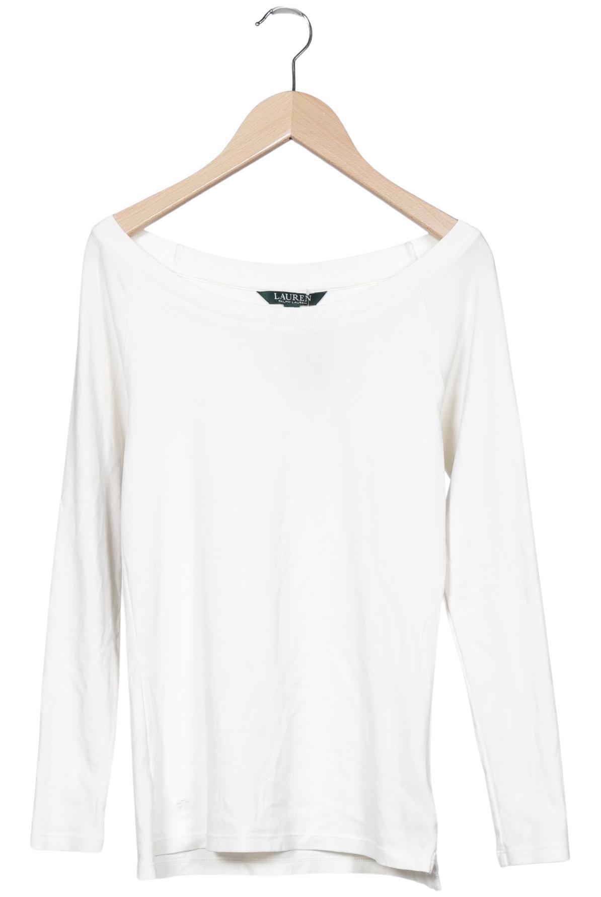 

Lauren Ralph Lauren Damen Langarmshirt, weiß, Gr. 34