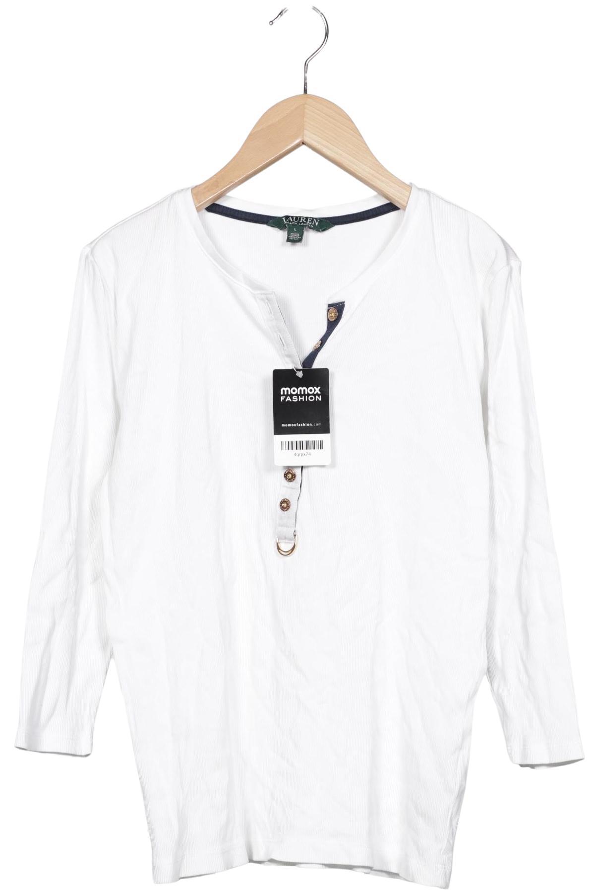 

Lauren Ralph Lauren Damen Langarmshirt, weiß, Gr. 42