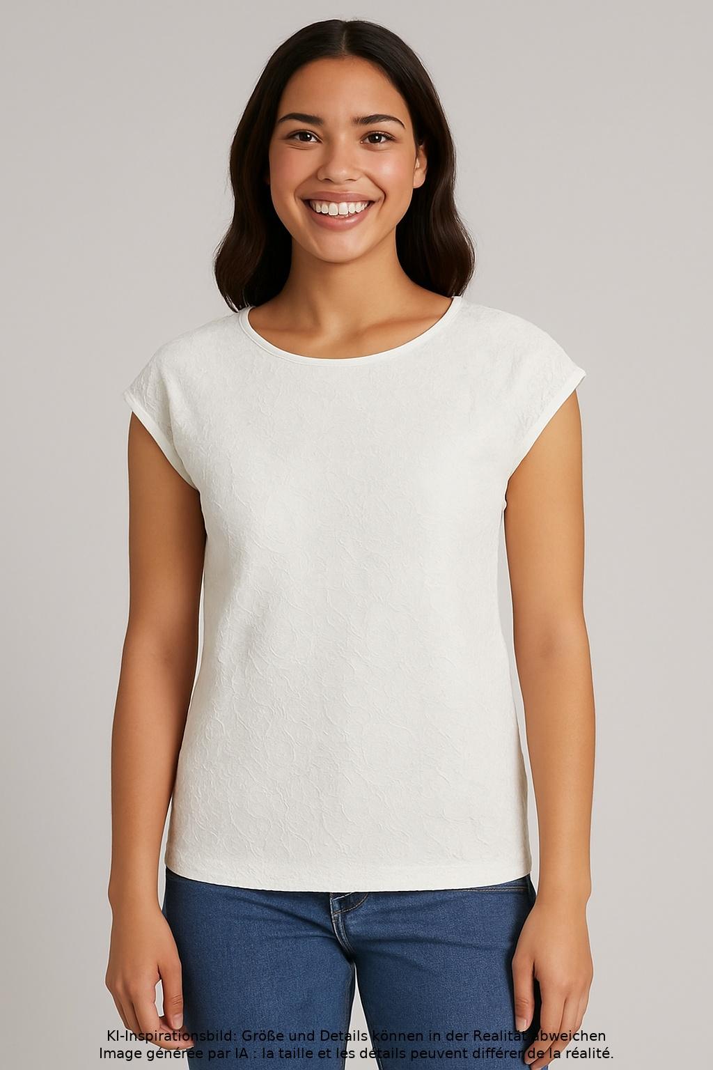 

Lauren Ralph Lauren Damen T-Shirt, cremeweiß, Gr. 36